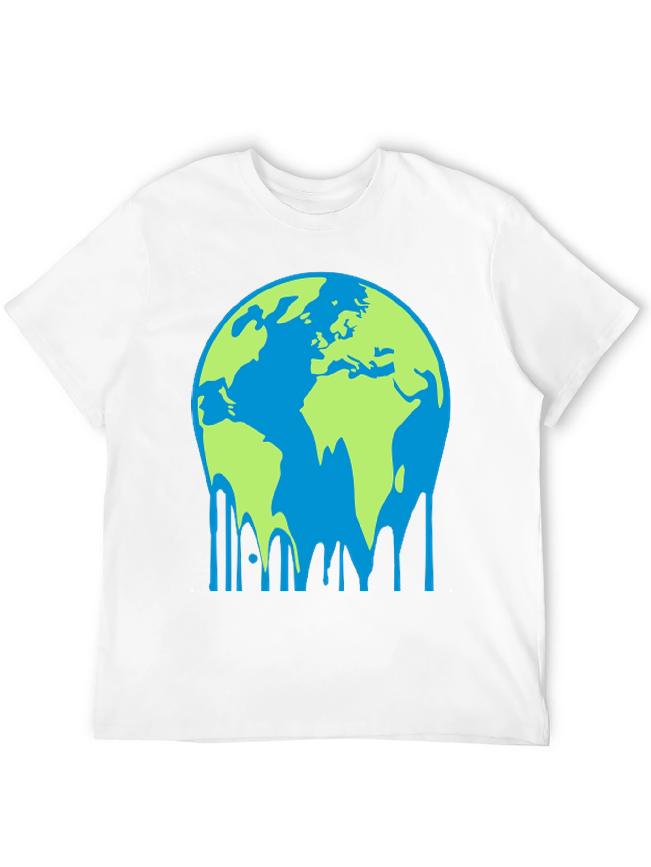 Melting Earth Graphic Tee - Global Warming Awareness