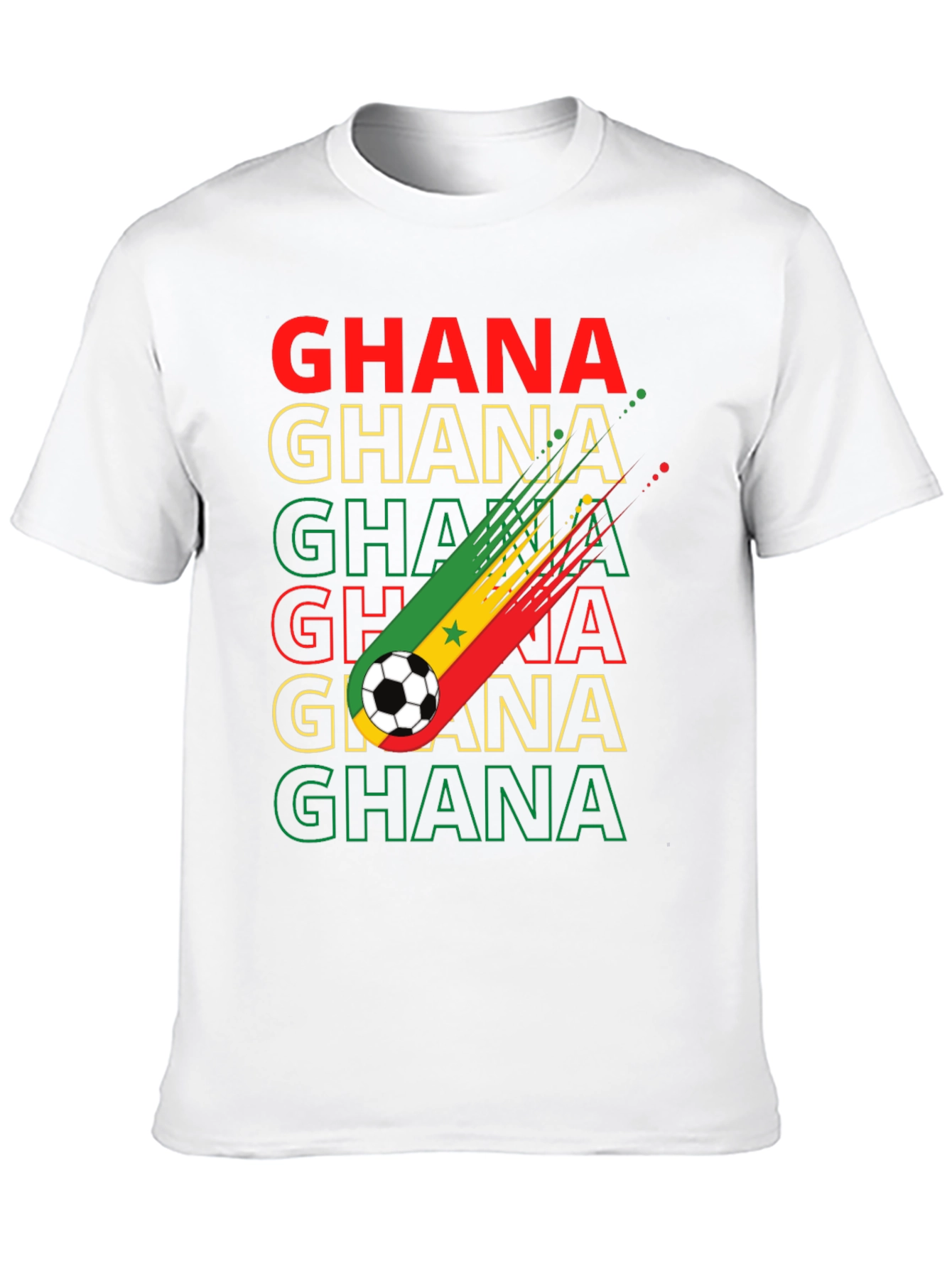 Ghana Soccer T-Shirt - Black Stars Pride