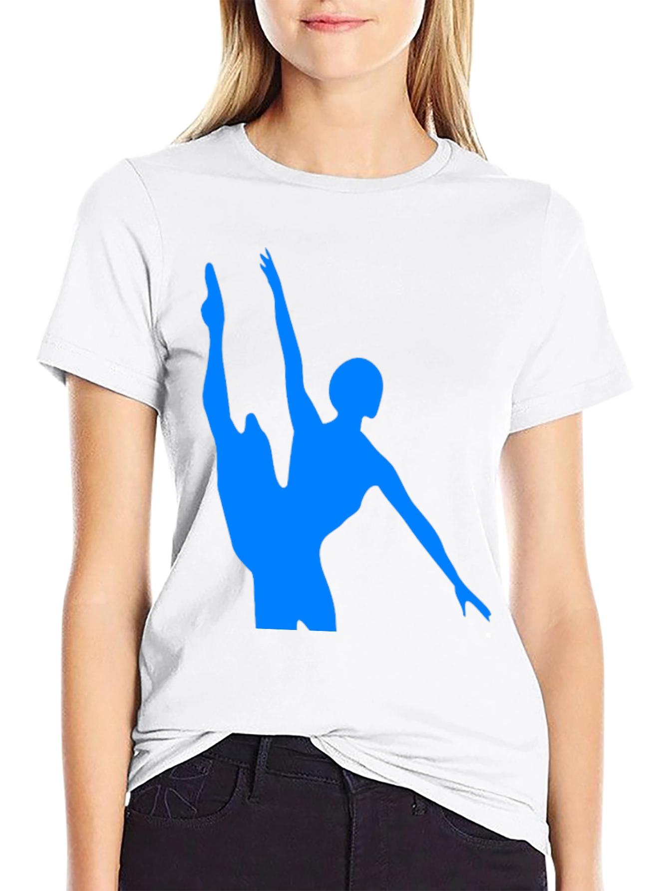 Ballet Dancer Graphic Tee - Stylish Black T-Shirt