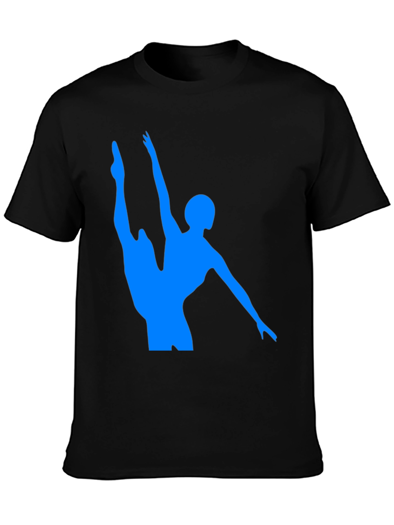 Ballet Dancer Graphic Tee - Stylish Black T-Shirt