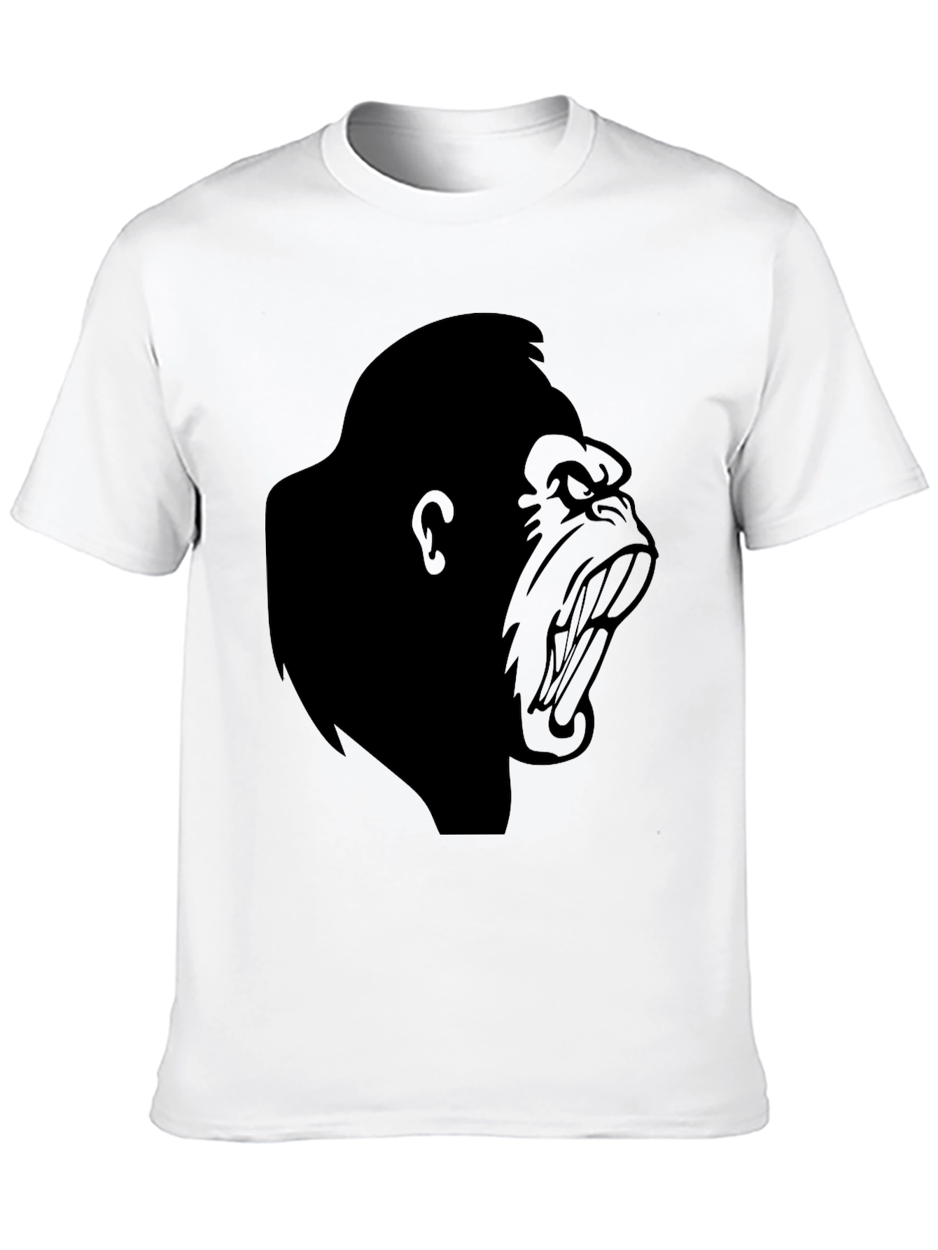Angry Gorilla Graphic T-Shirt - Black