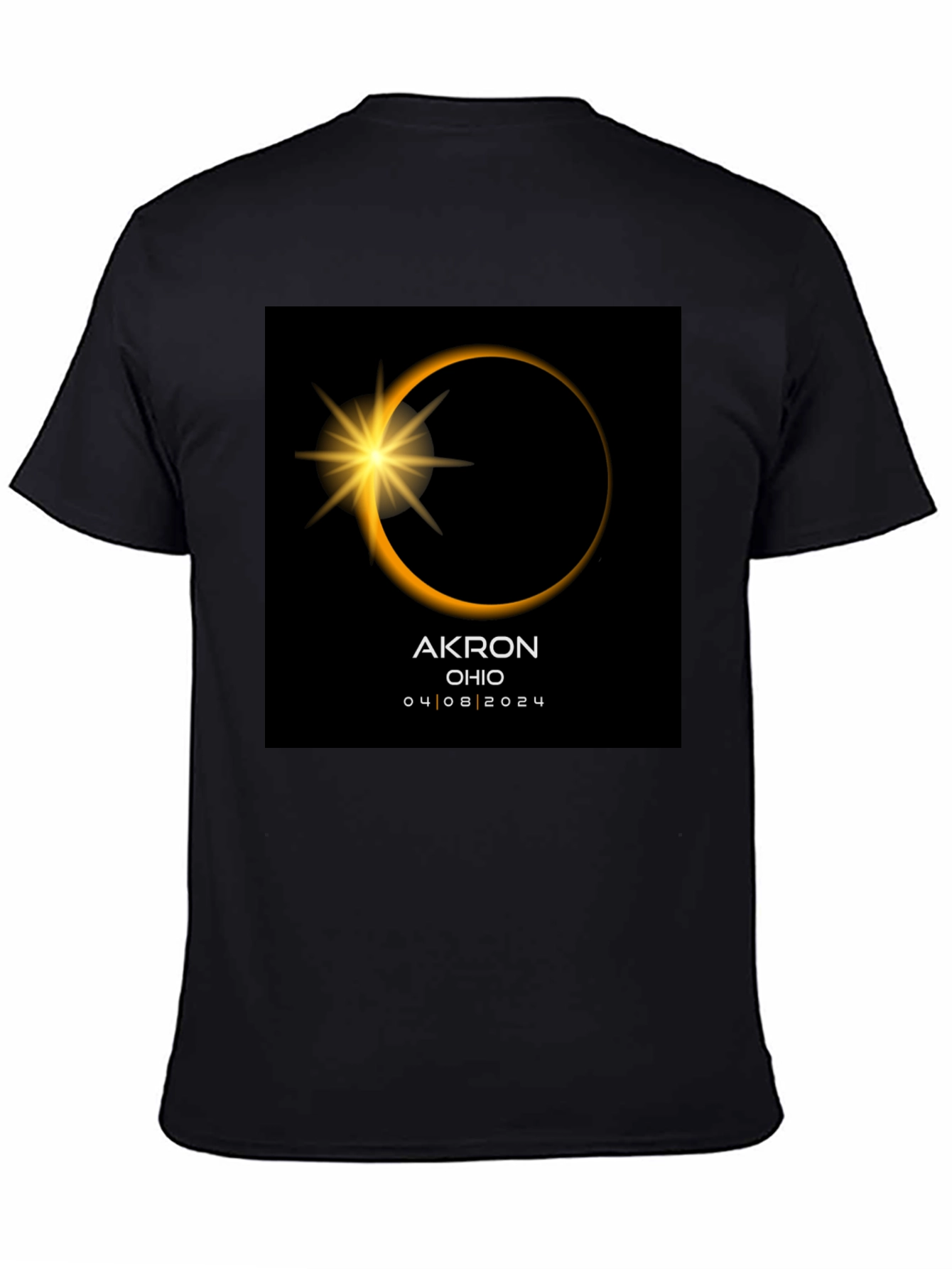 Akron Ohio Eclipse T-Shirt - April 8 2024