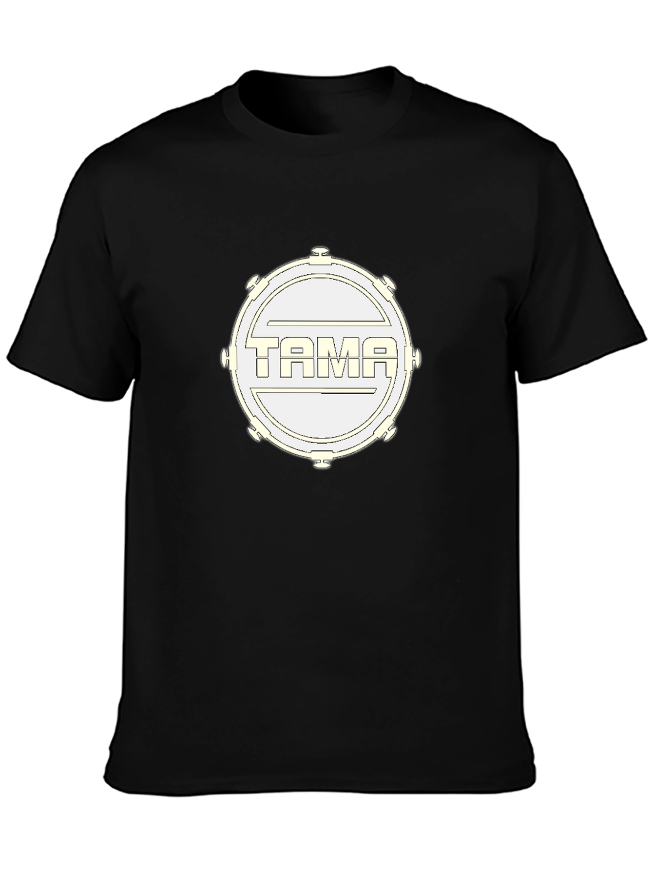Tama Drum Kit Logo Black T-Shirt