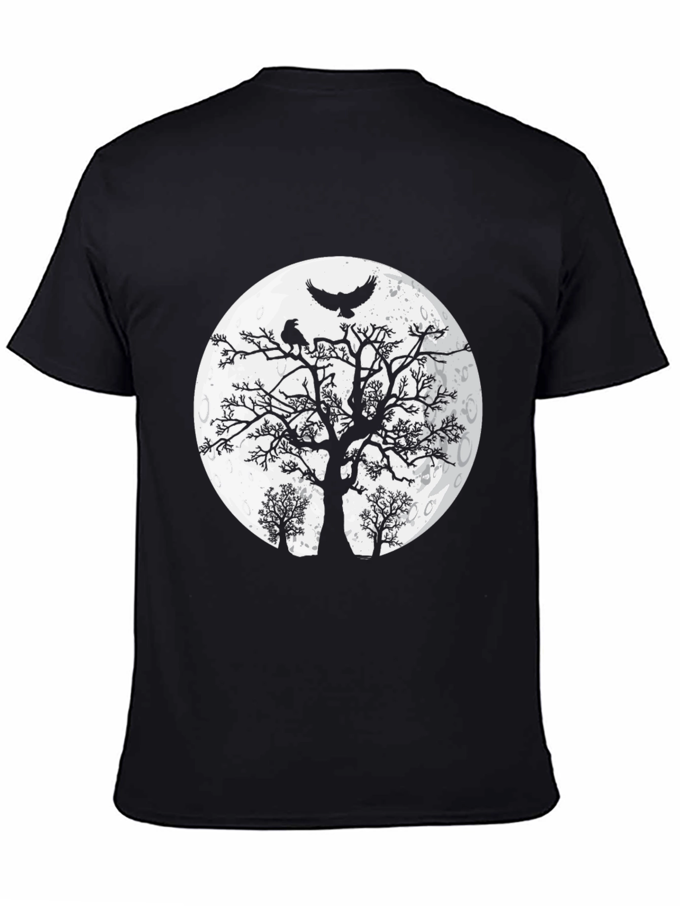 Raven Moon T-Shirt - Gothic Graphic Tee
