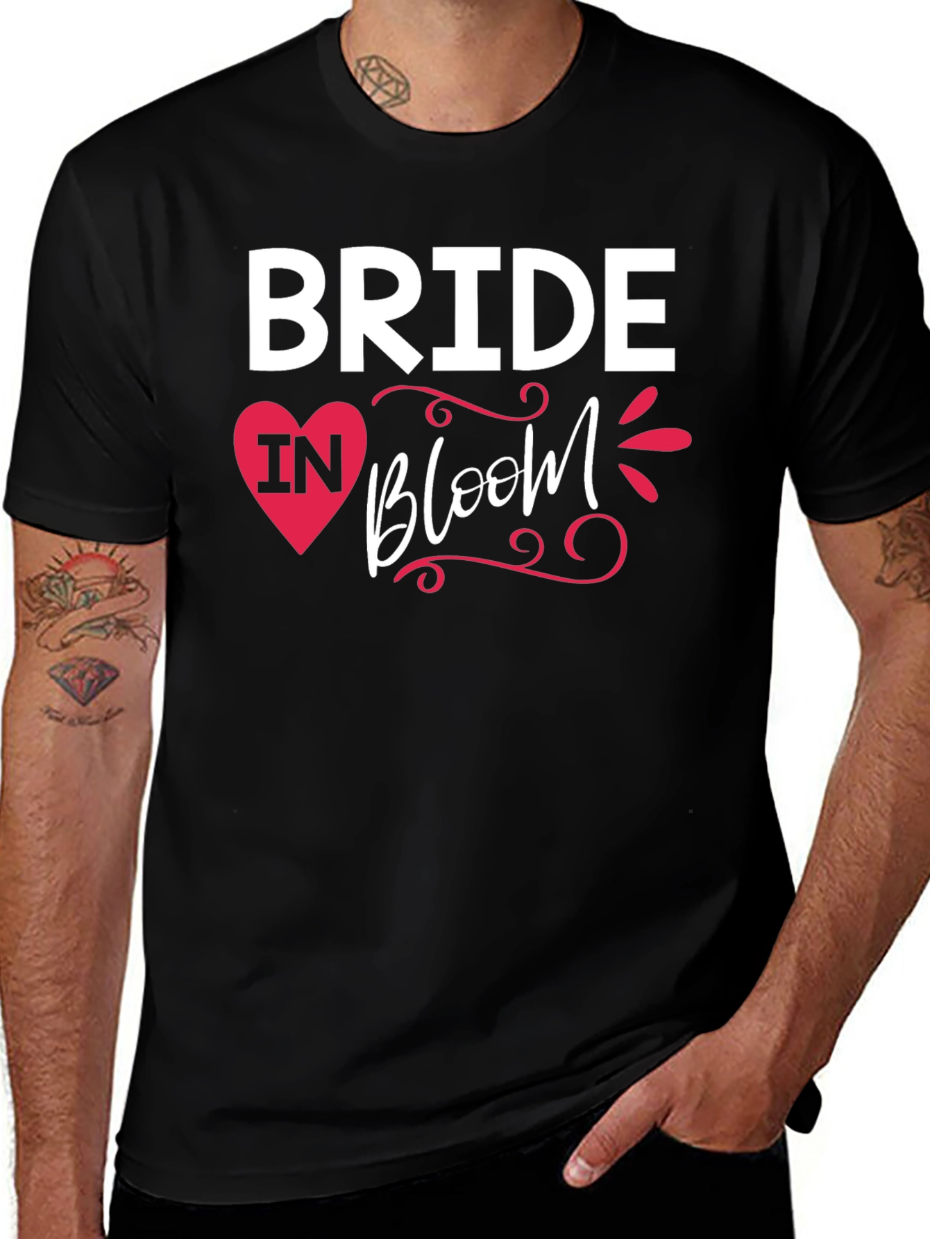 Bride In Bloom T-Shirt - Wedding Party Tee