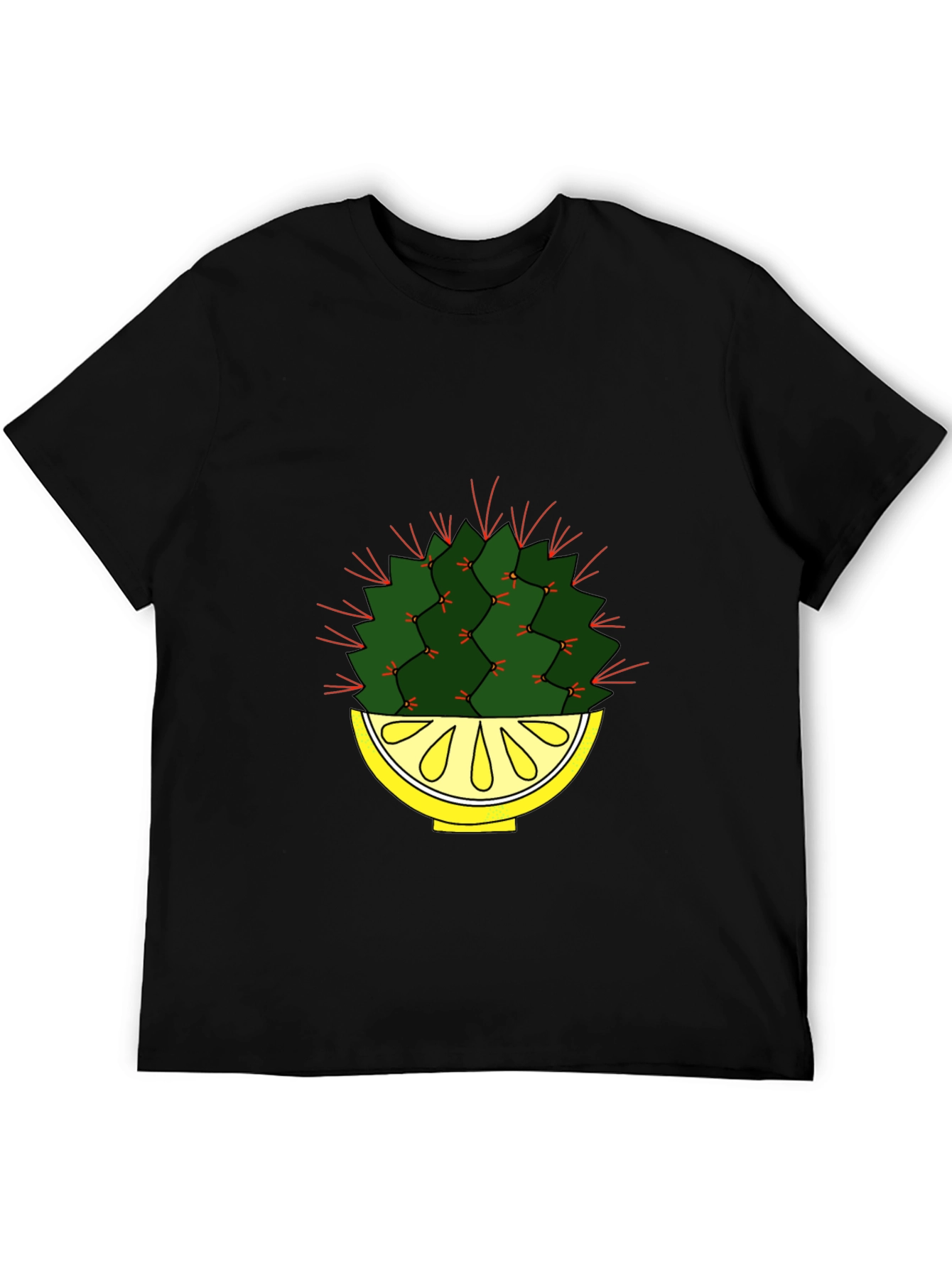 Cactus In Lemon Bowl Graphic Tee