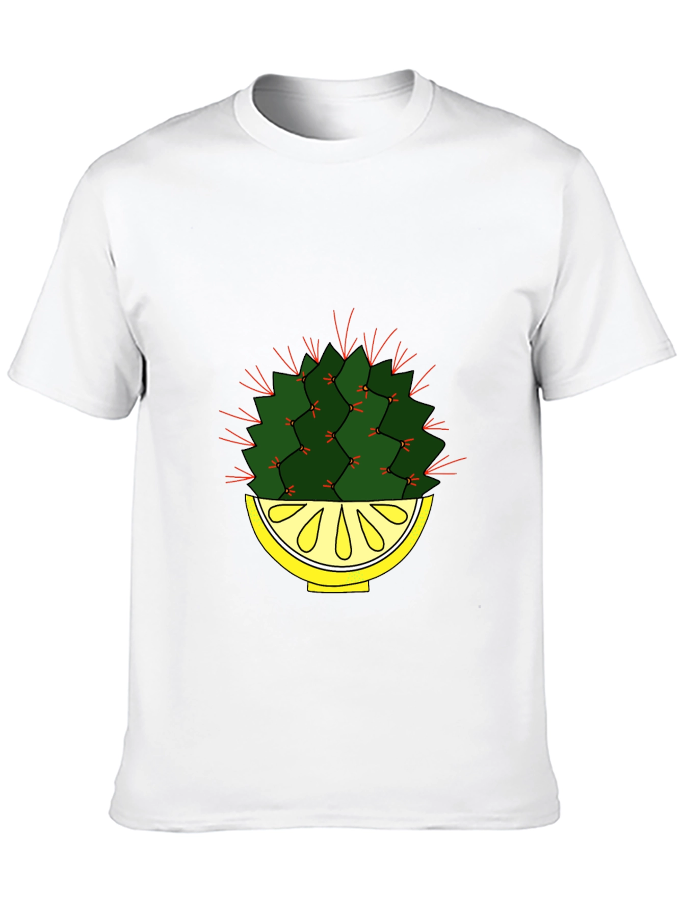 Cactus In Lemon Bowl Graphic Tee