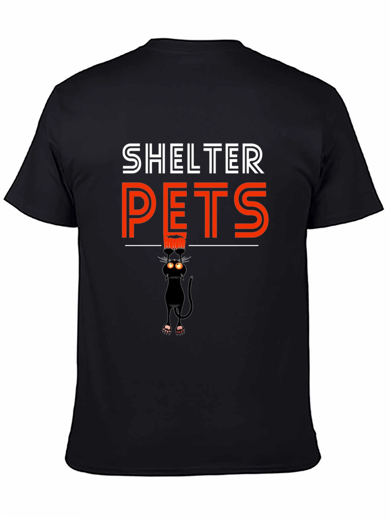 Shelter Pets Black Cat Graphic Tee