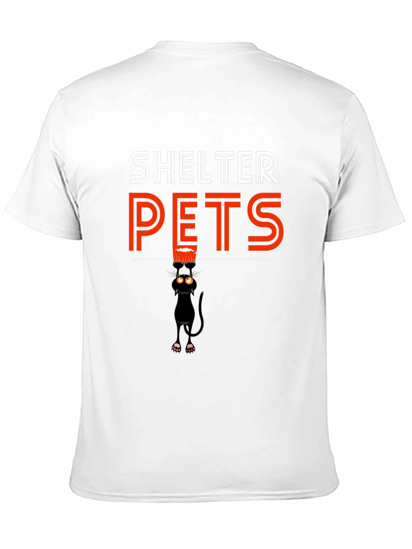 Shelter Pets Black Cat Graphic Tee