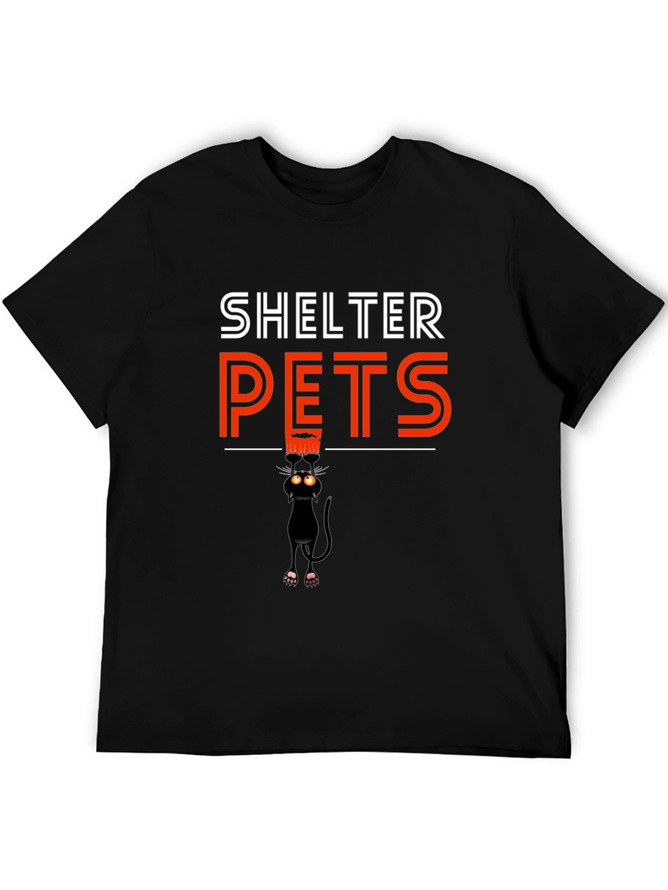 Shelter Pets Black Cat Graphic Tee