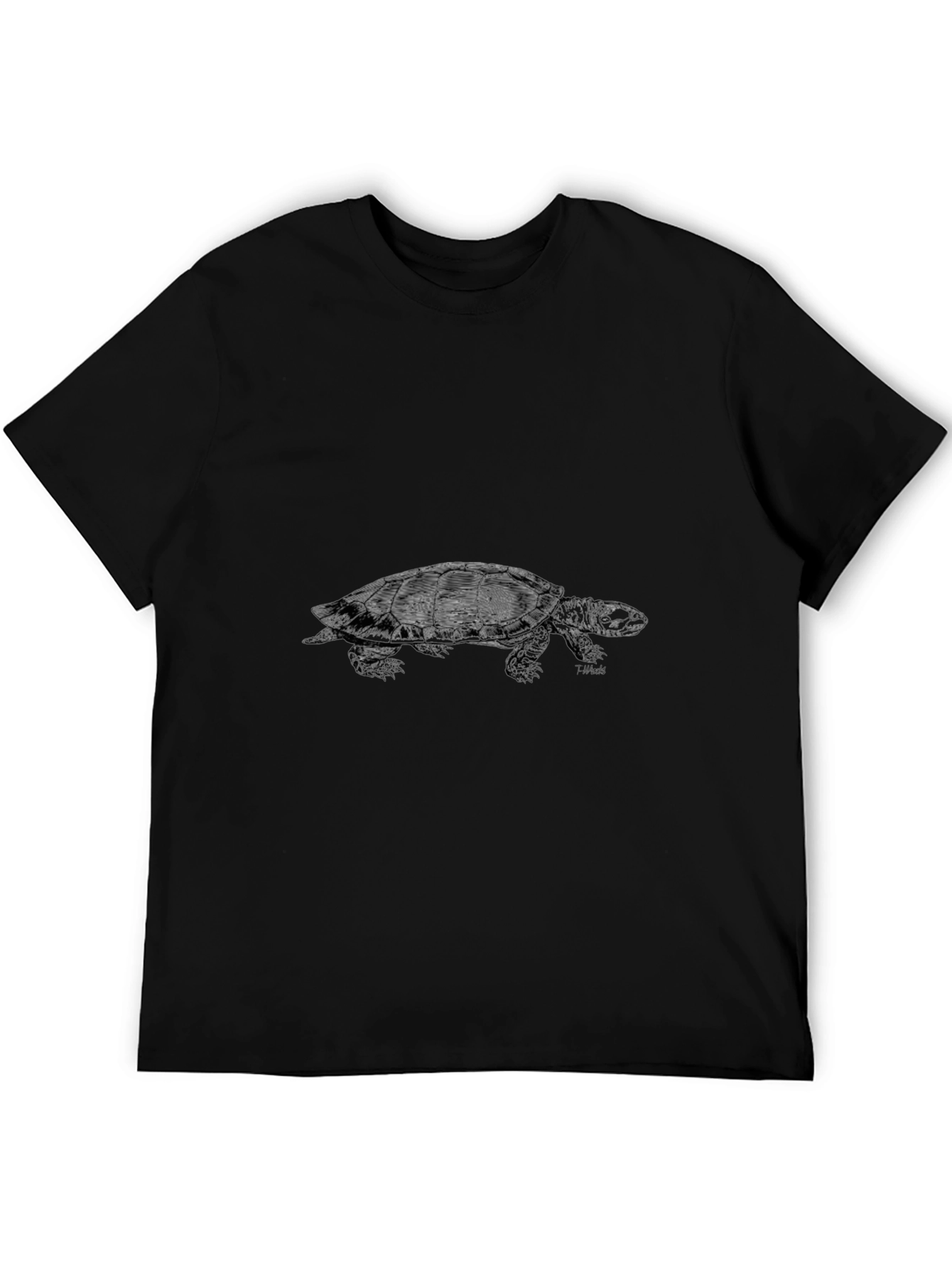 Black Turtle Graphic Tee