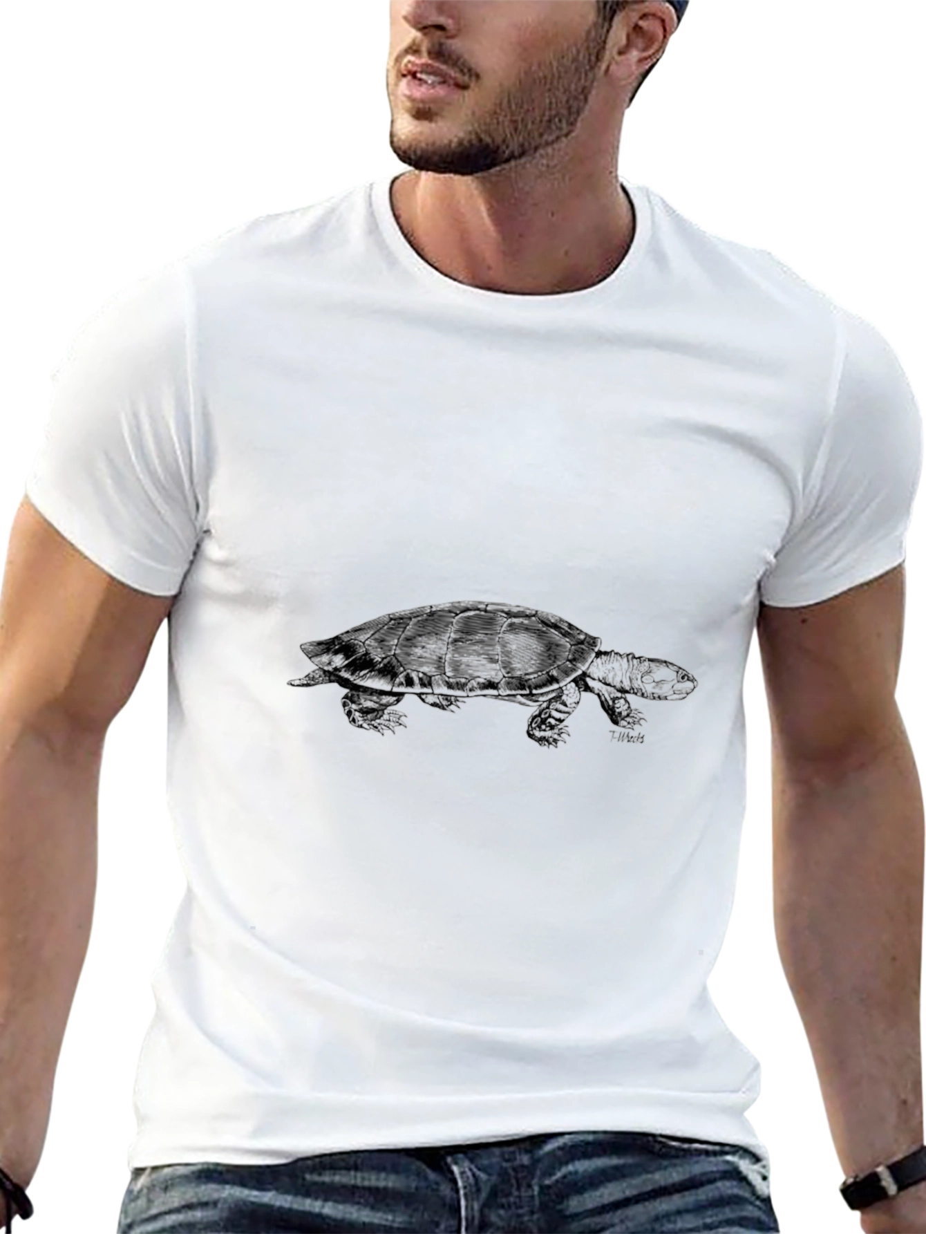 Black Turtle Graphic Tee