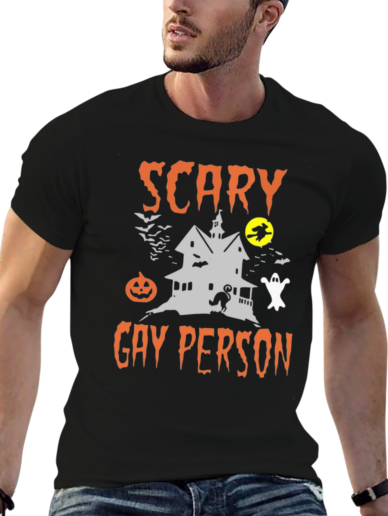Scary Gay Person Halloween T-Shirt