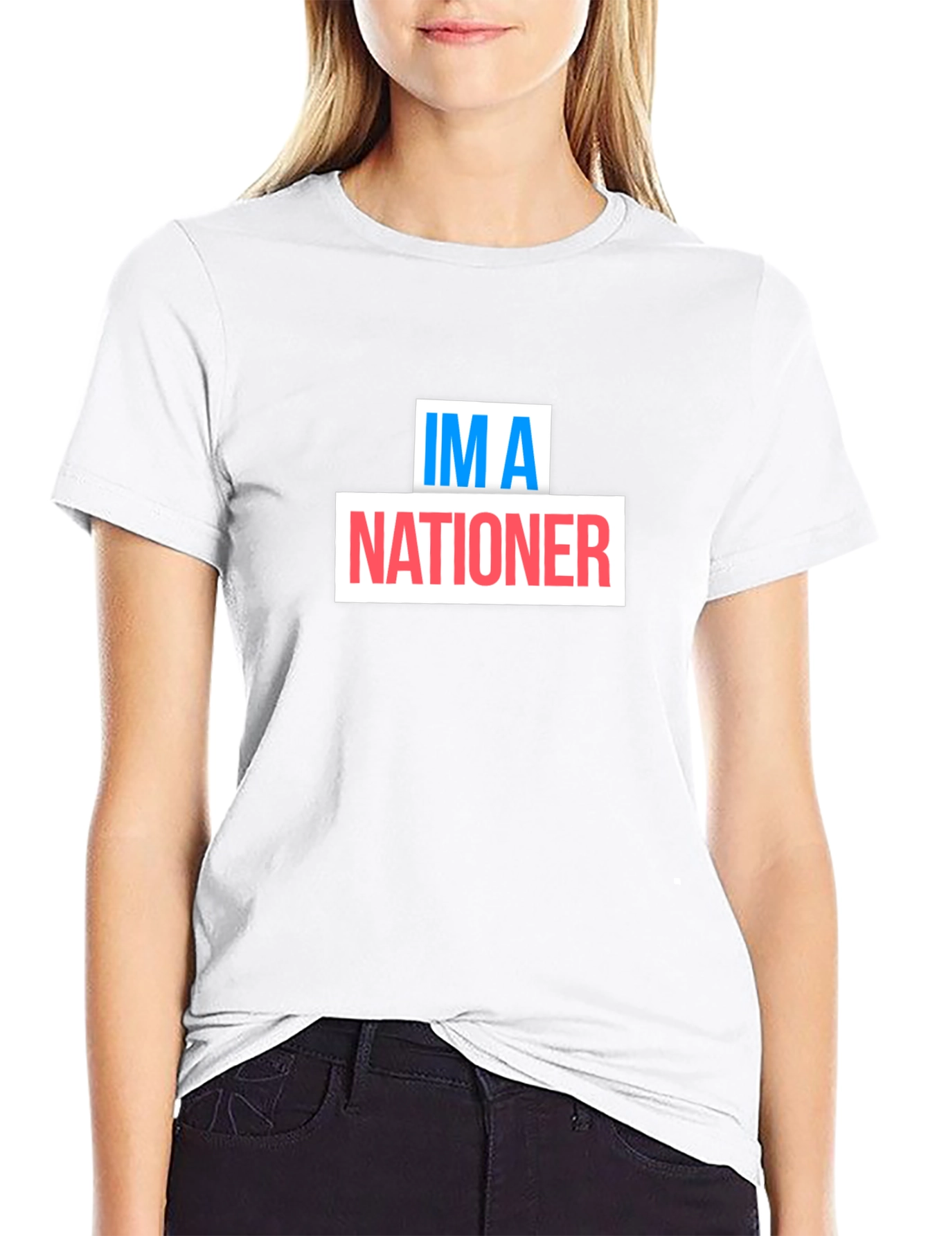 Im A Nationer Graphic Tee - Black