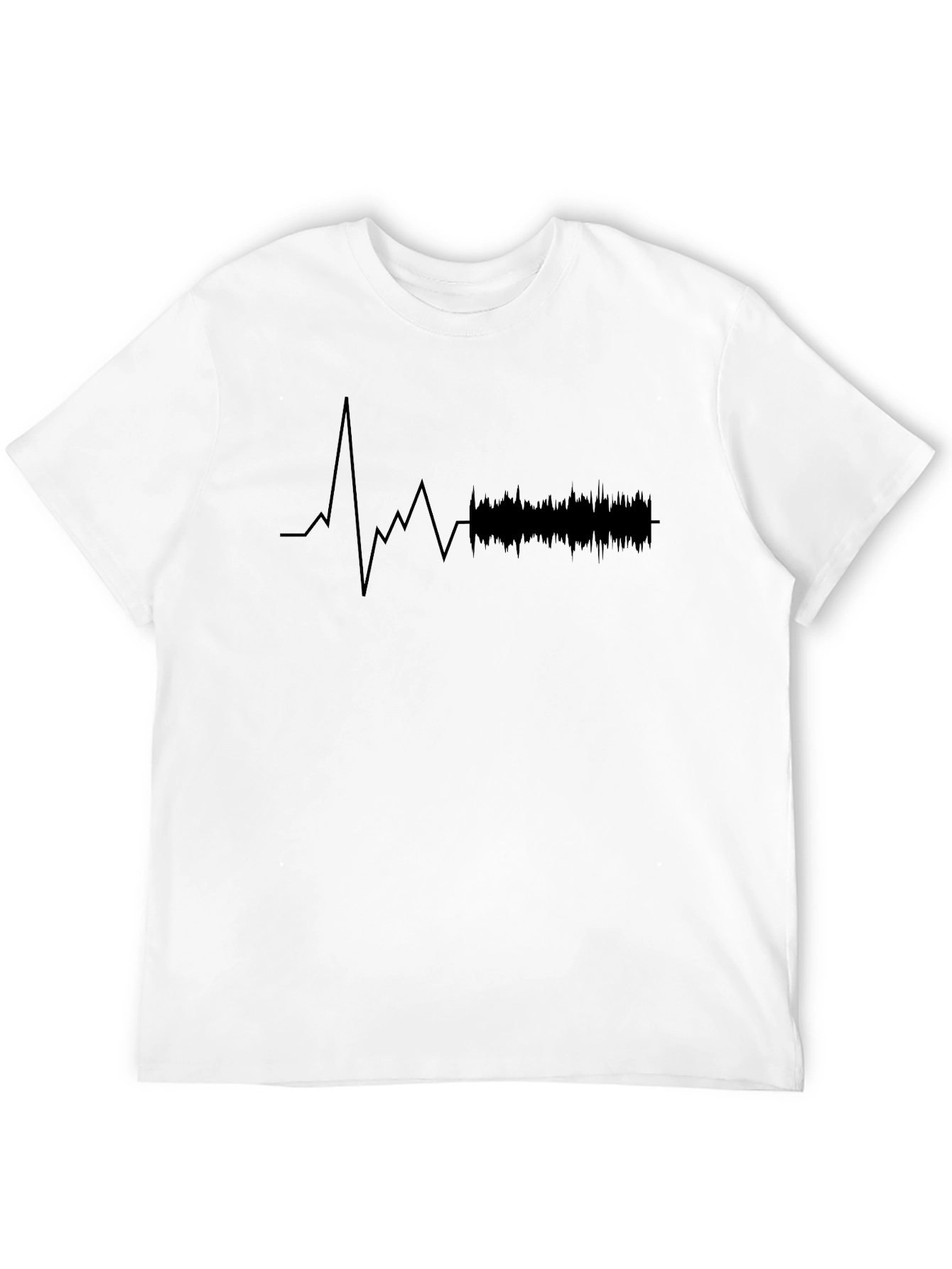 Rhythm Pulse T-Shirt - Graphic Wave Design