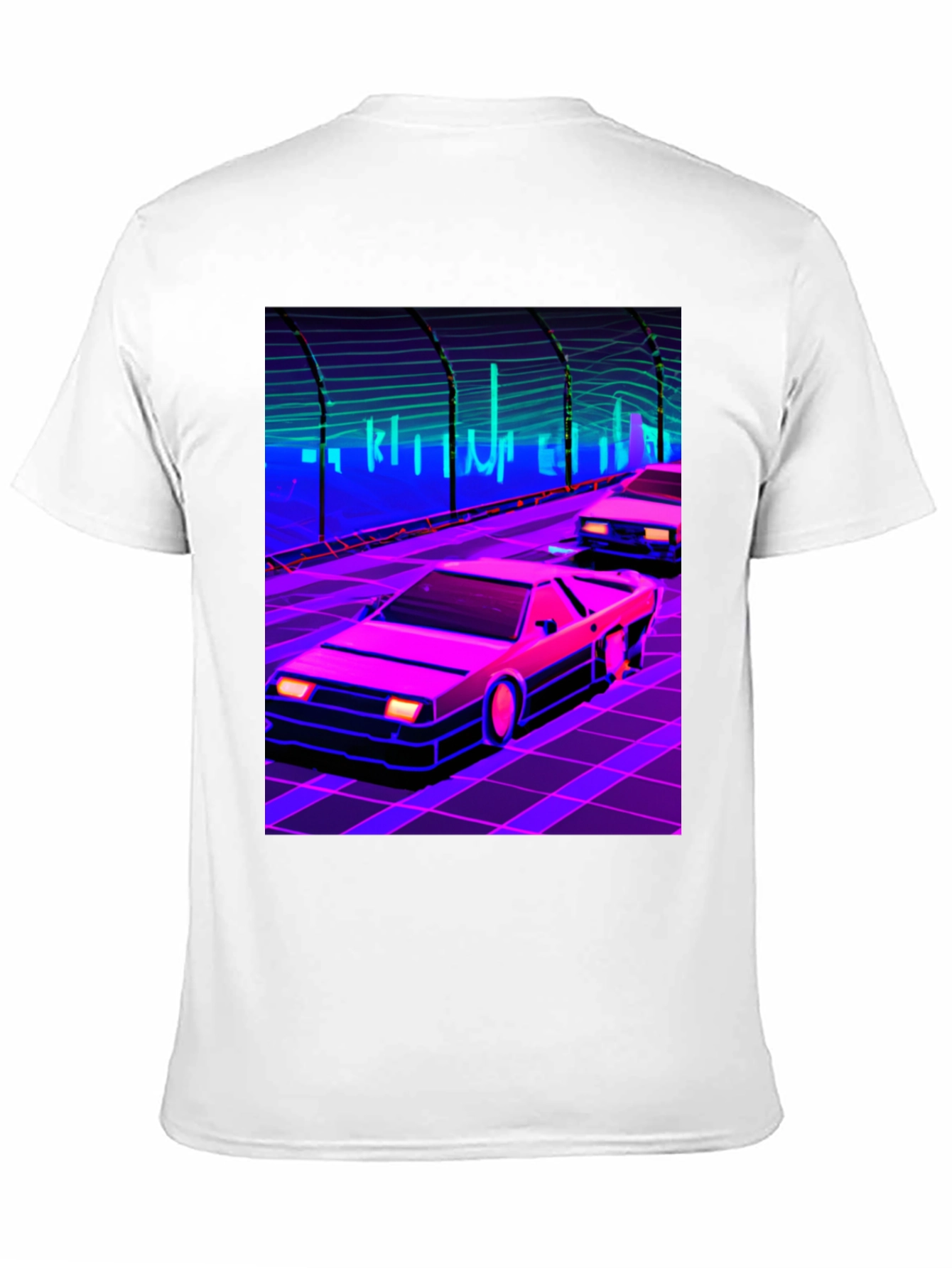 Retro Wave Car T-Shirt - Synthwave Style