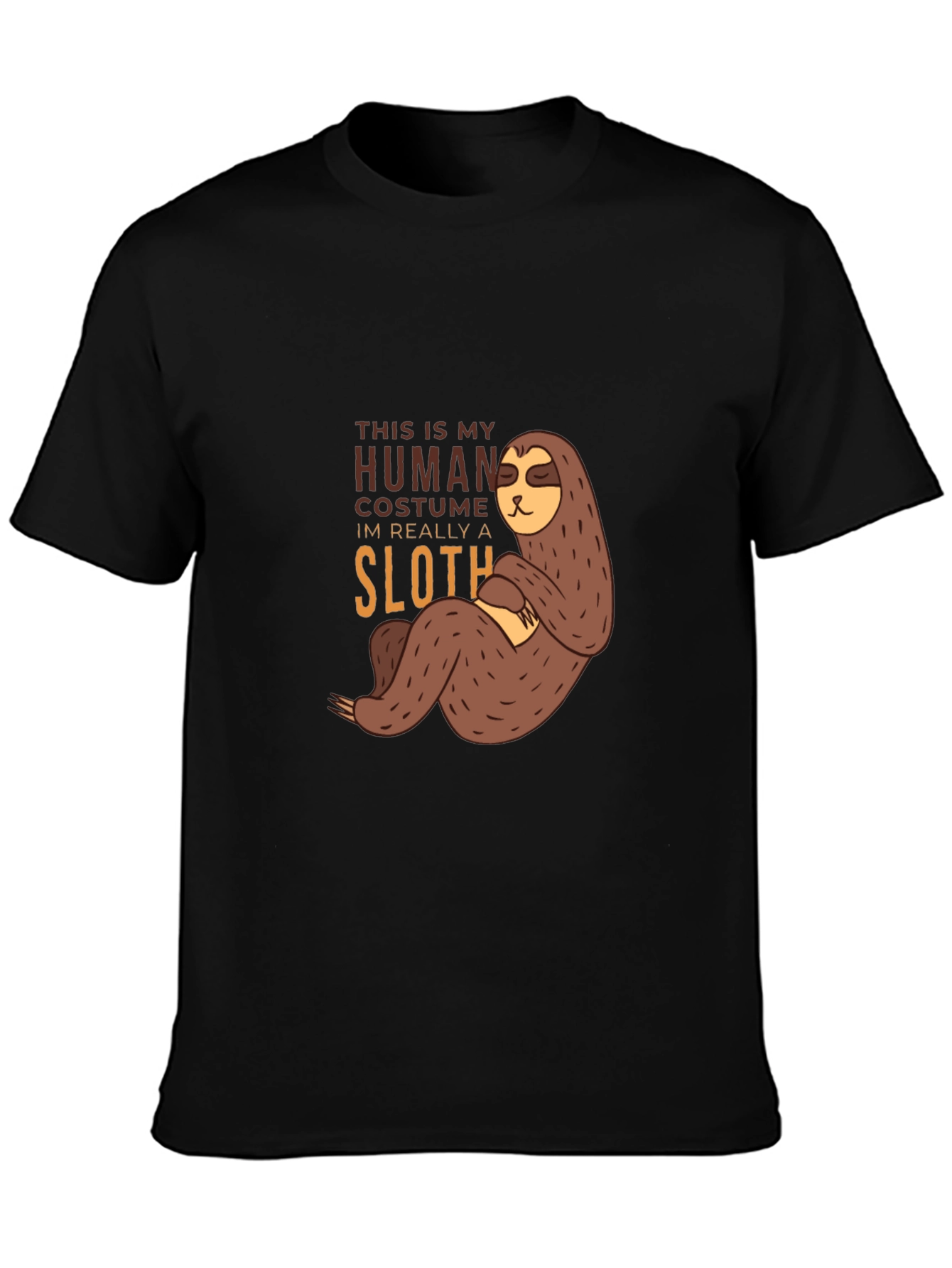 Funny Sloth Human Costume T-Shirt