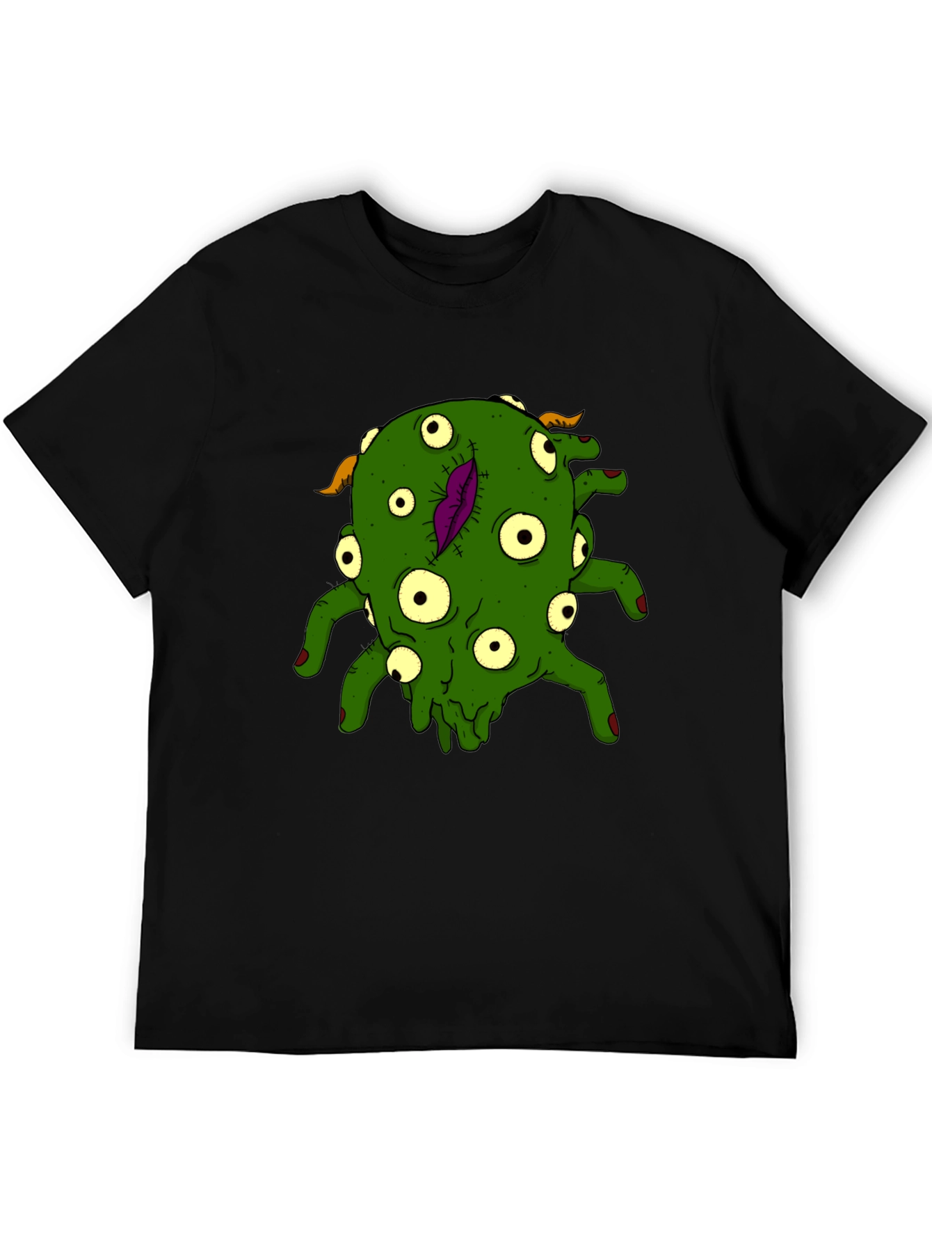 Eye-Catching Creature Graphic T-Shirt