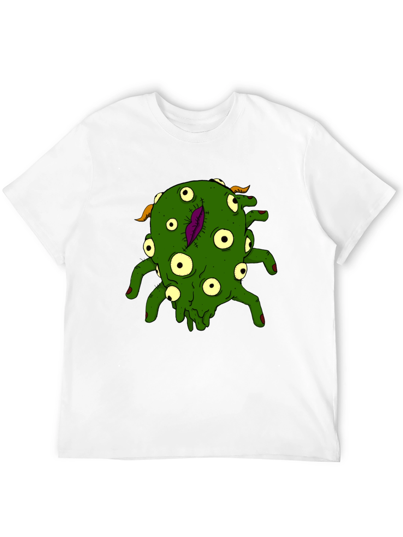 Eye-Catching Creature Graphic T-Shirt