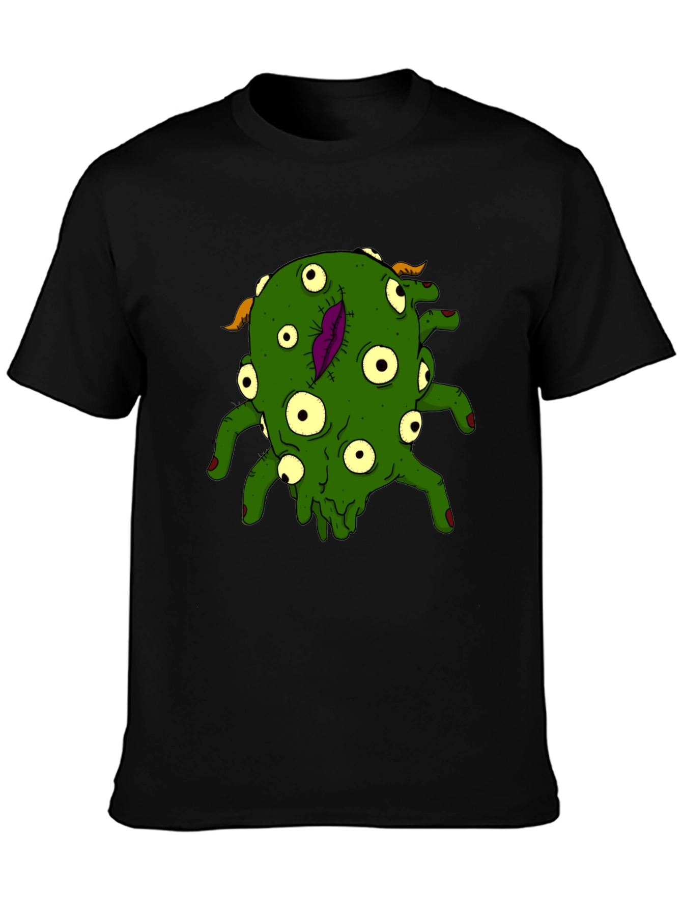Eye-Catching Creature Graphic T-Shirt