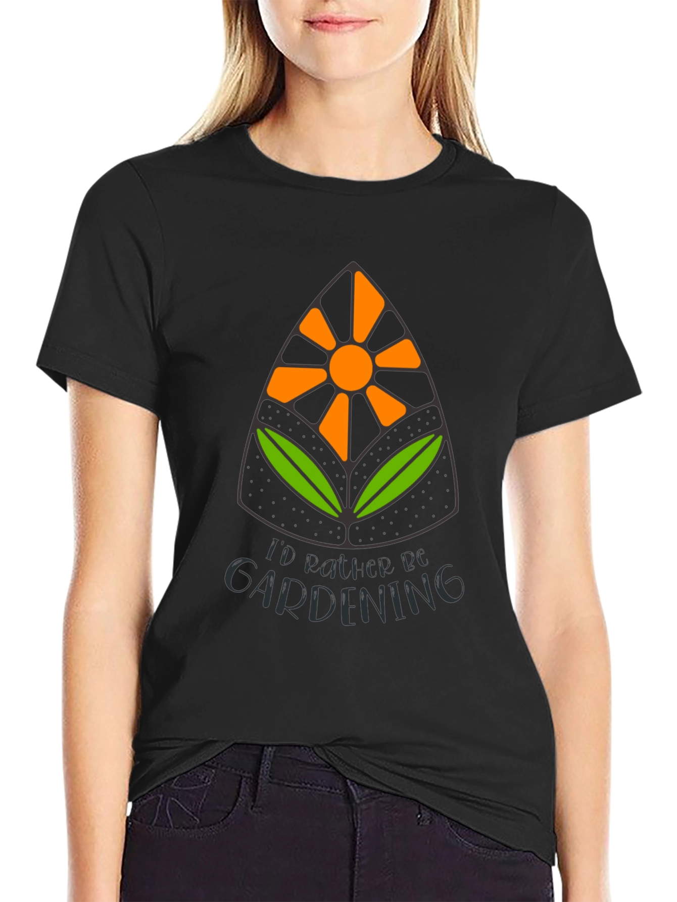 Id Rather Be Gardening Graphic Tee