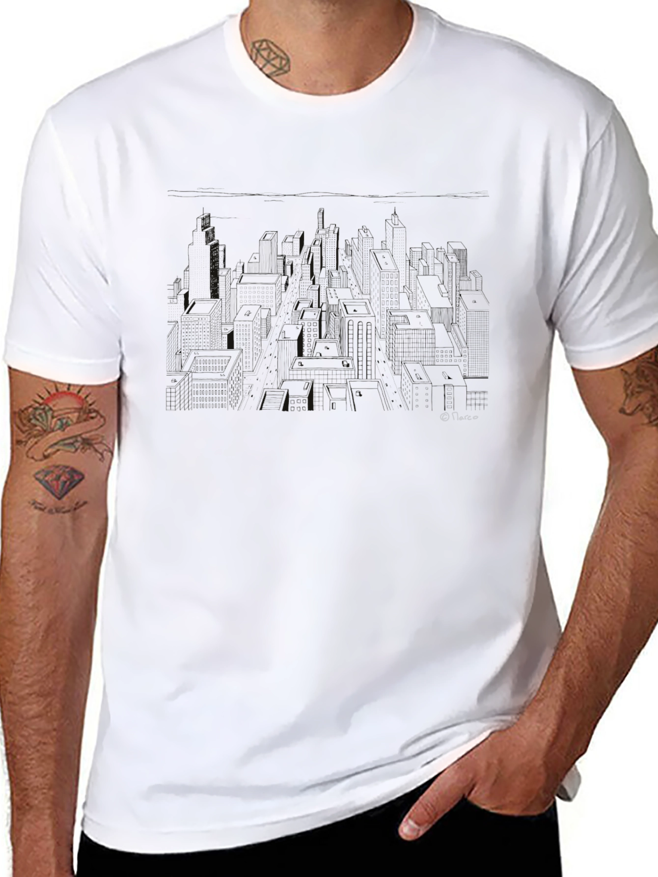 Black Graphic Tee