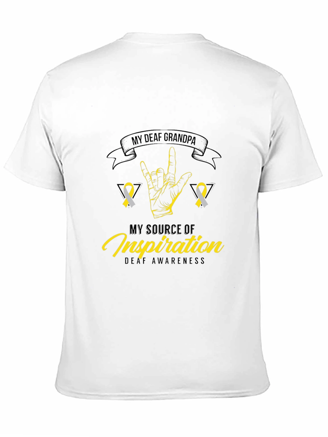 My Deaf Grandpa Awareness T-Shirt