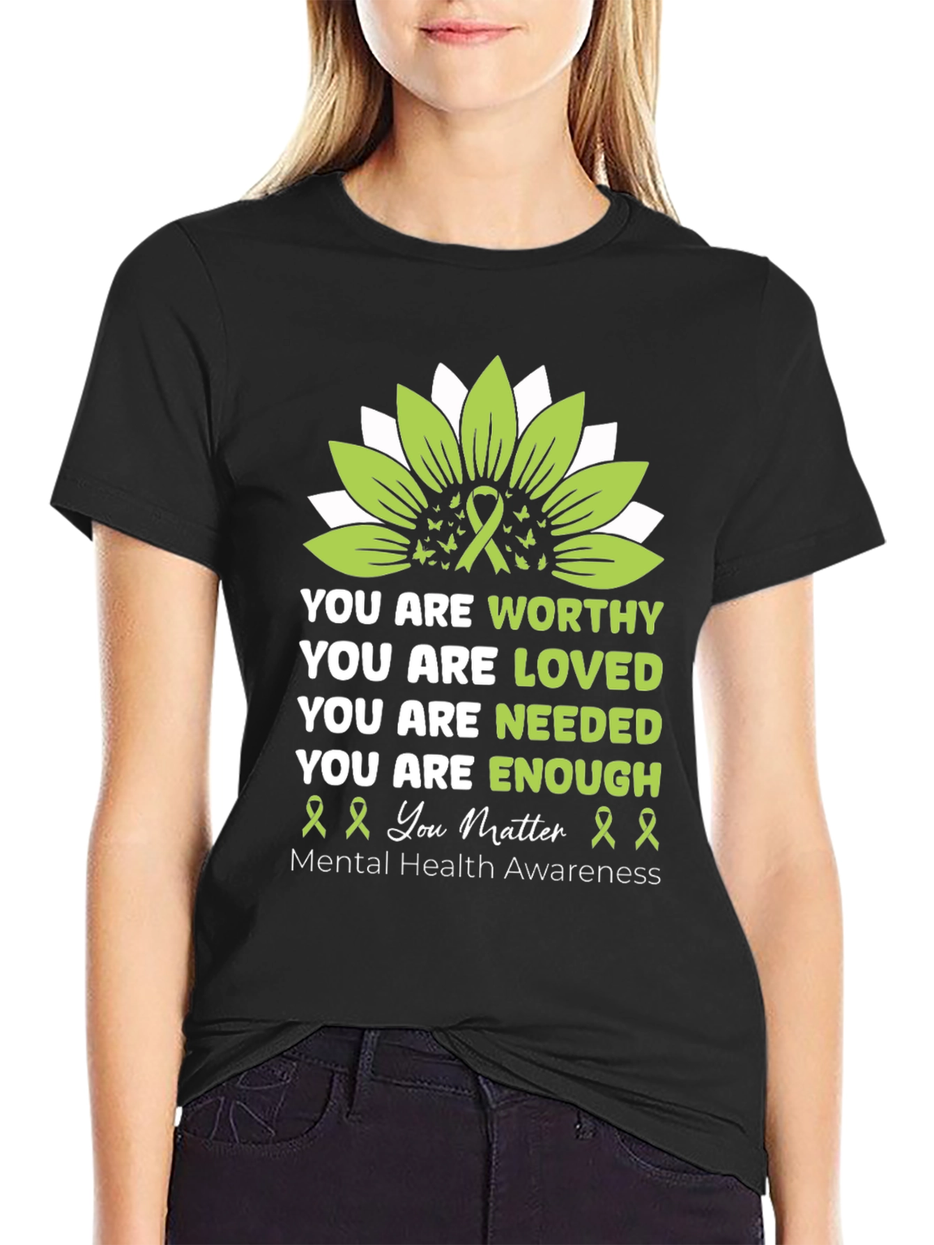 Mental Health Awareness Graphic T-Shirt