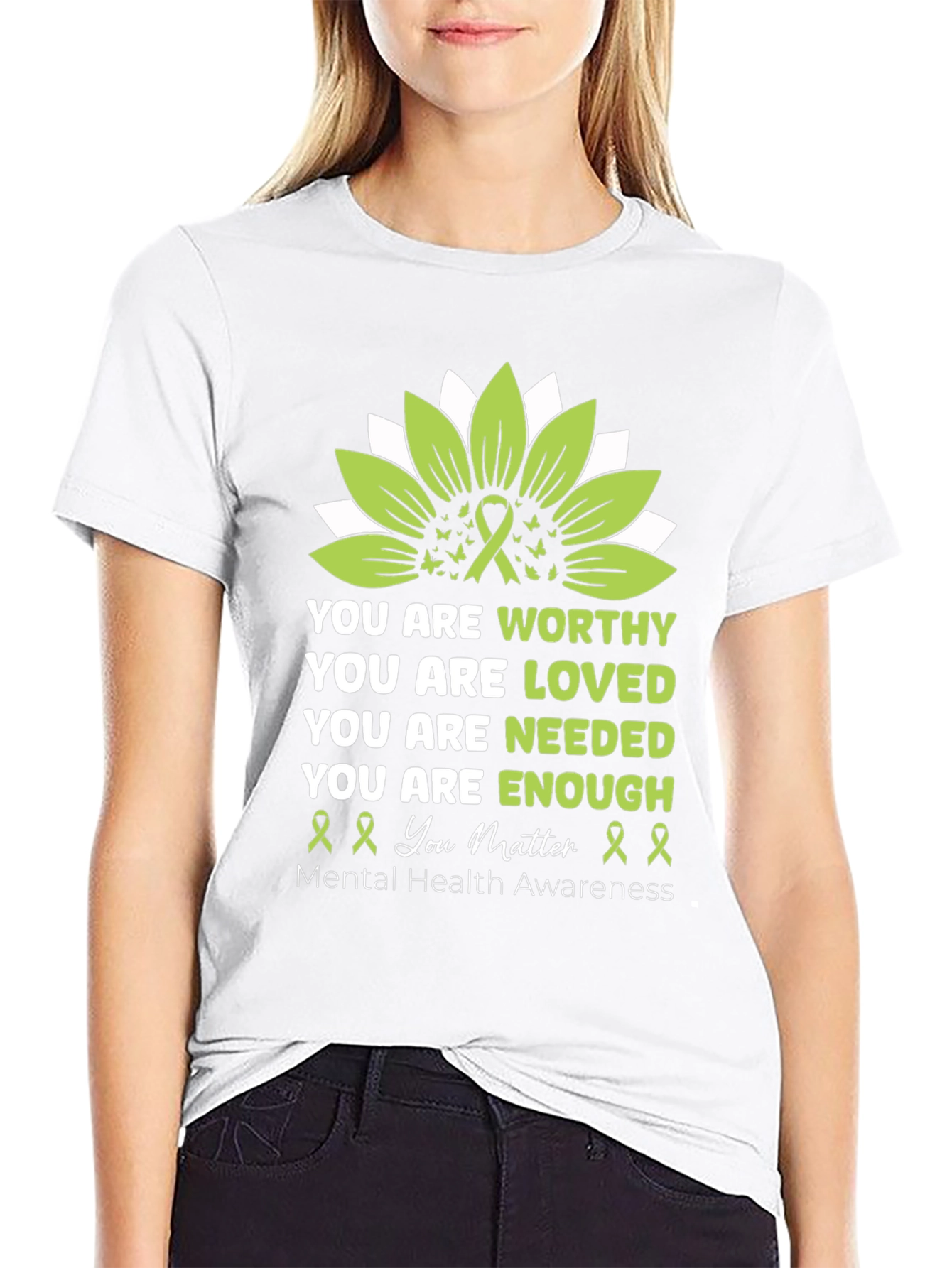 Mental Health Awareness Graphic T-Shirt