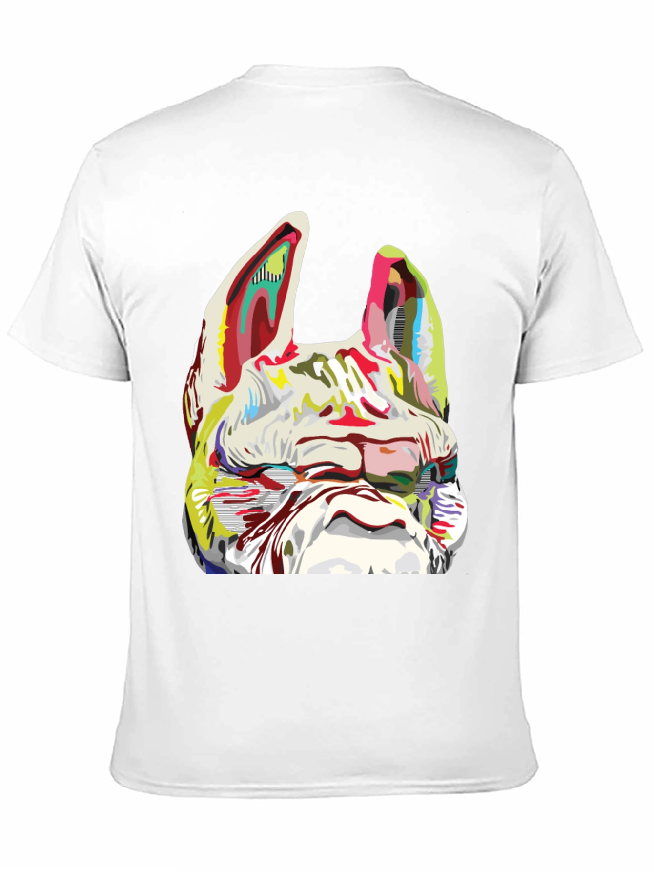 Dog Graphic Print Crew Neck T-Shirt