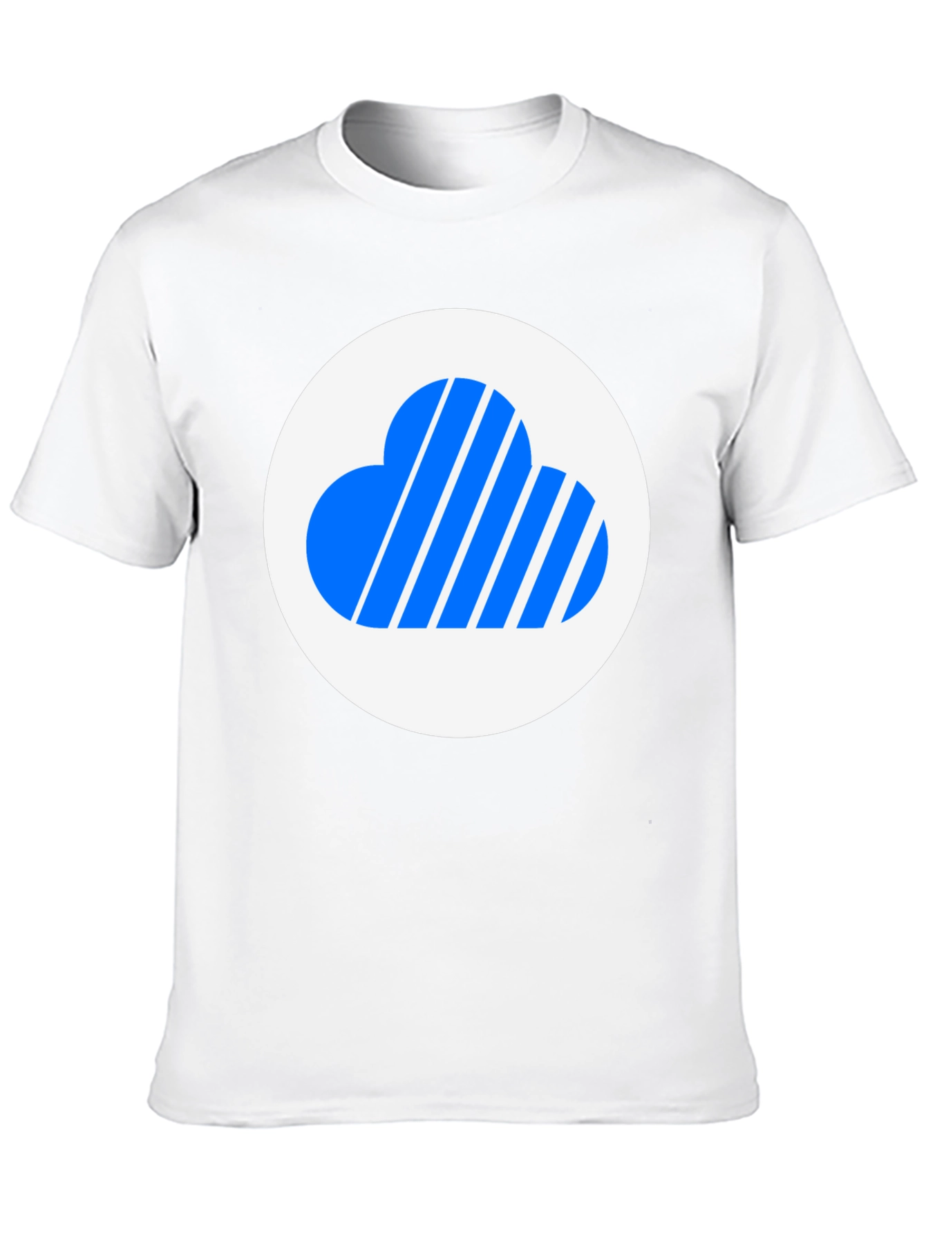 Cloud Logo Black T-Shirt - Modern Style