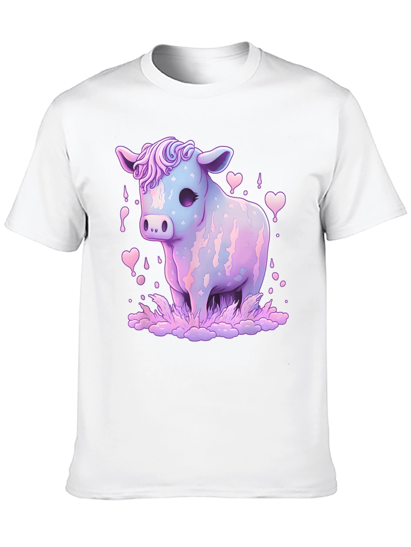 Pastel Cow Graphic Tee