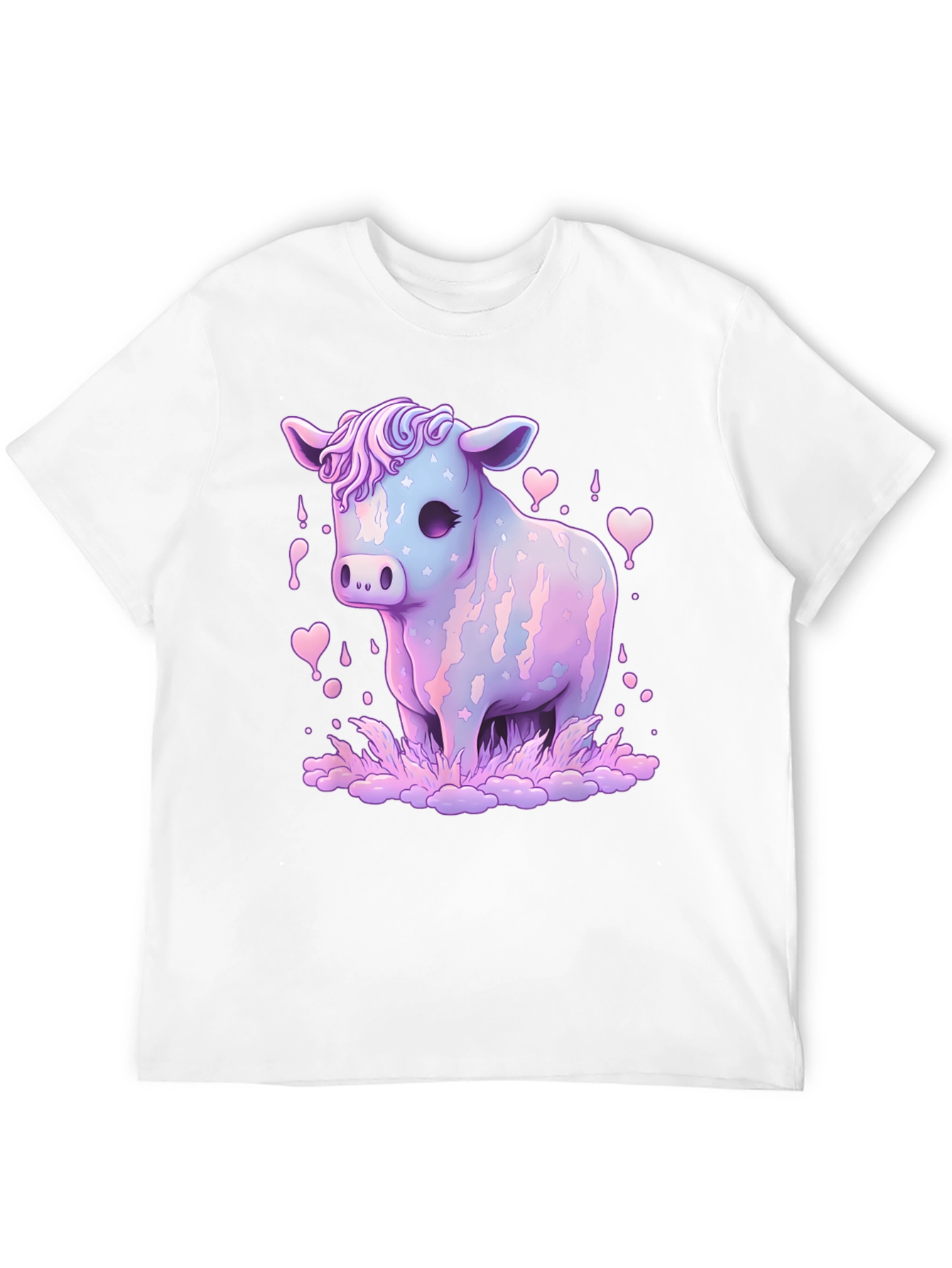 Pastel Cow Graphic Tee