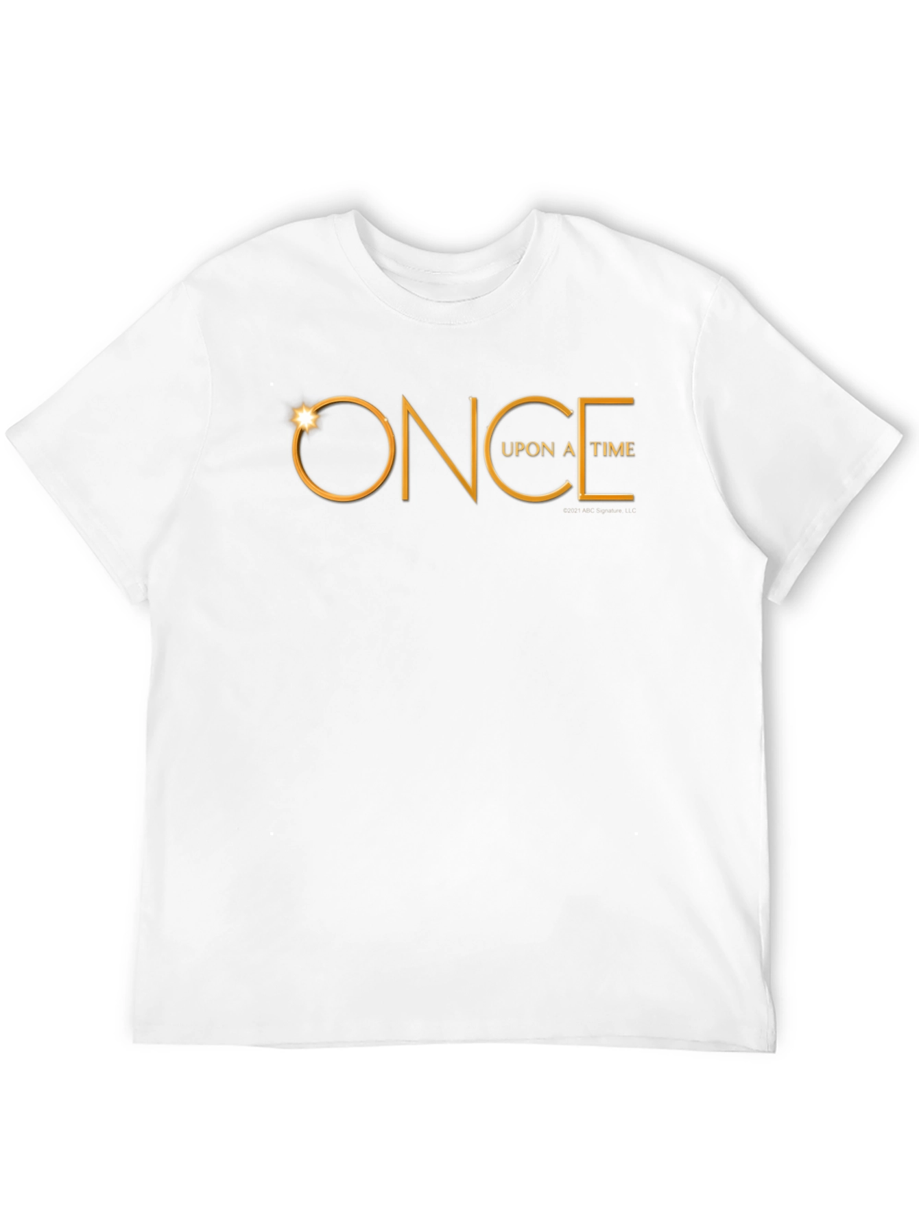 Once Upon A Time Gold Logo Black T-Shirt