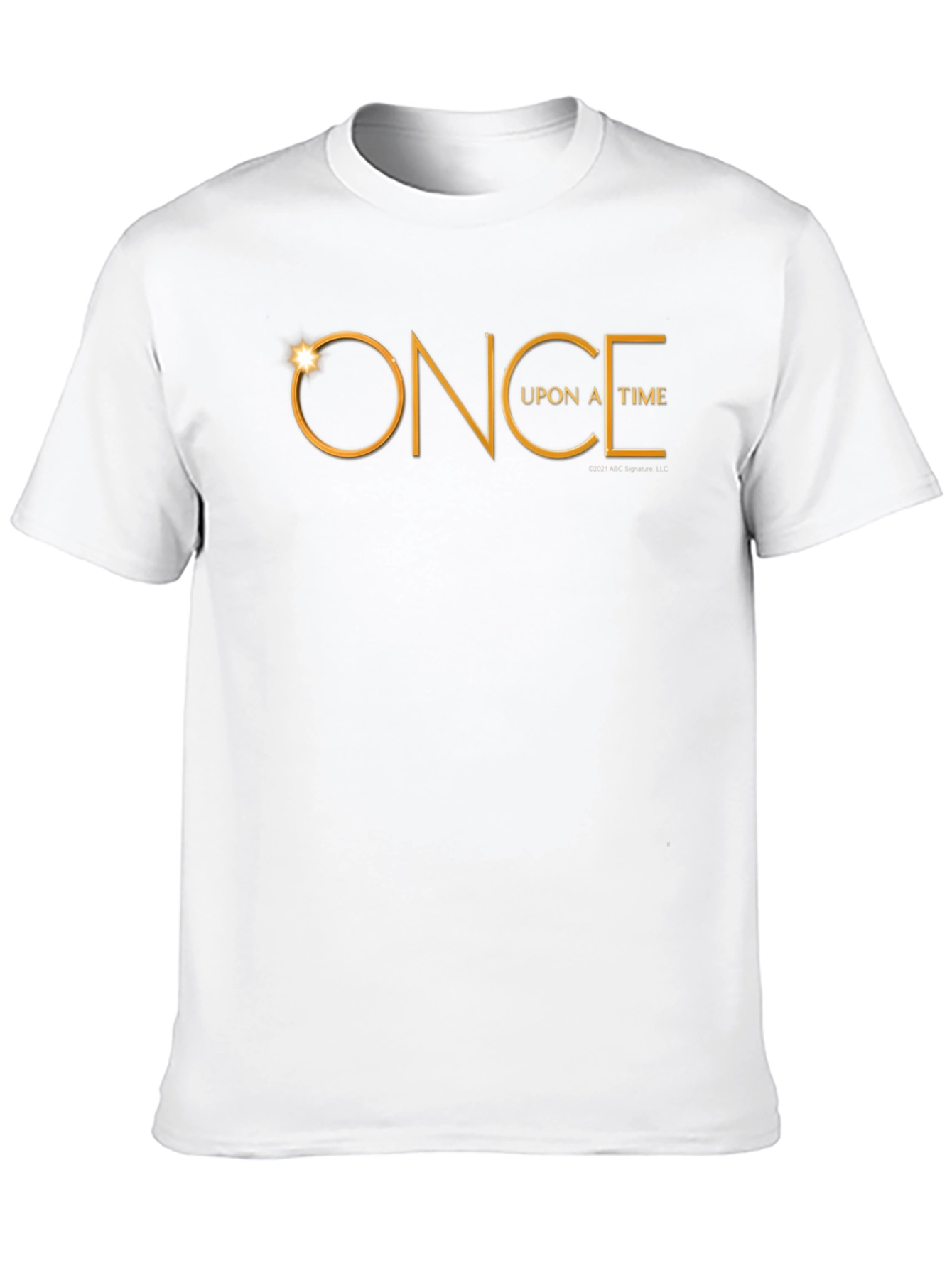 Once Upon A Time Gold Logo Black T-Shirt