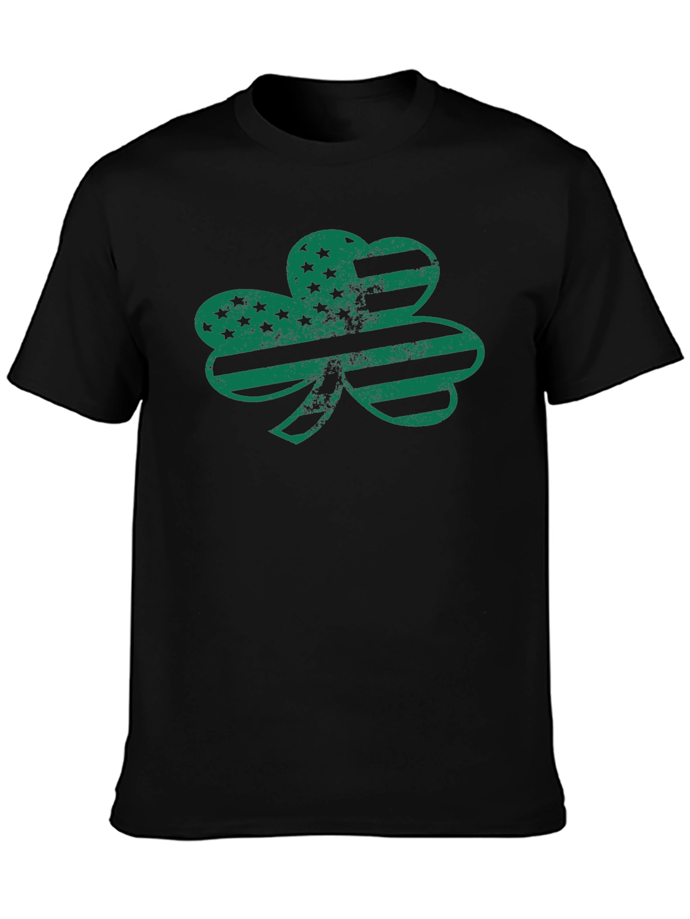 Patriotic Shamrock Graphic Tee - St. Patricks Day Shirt