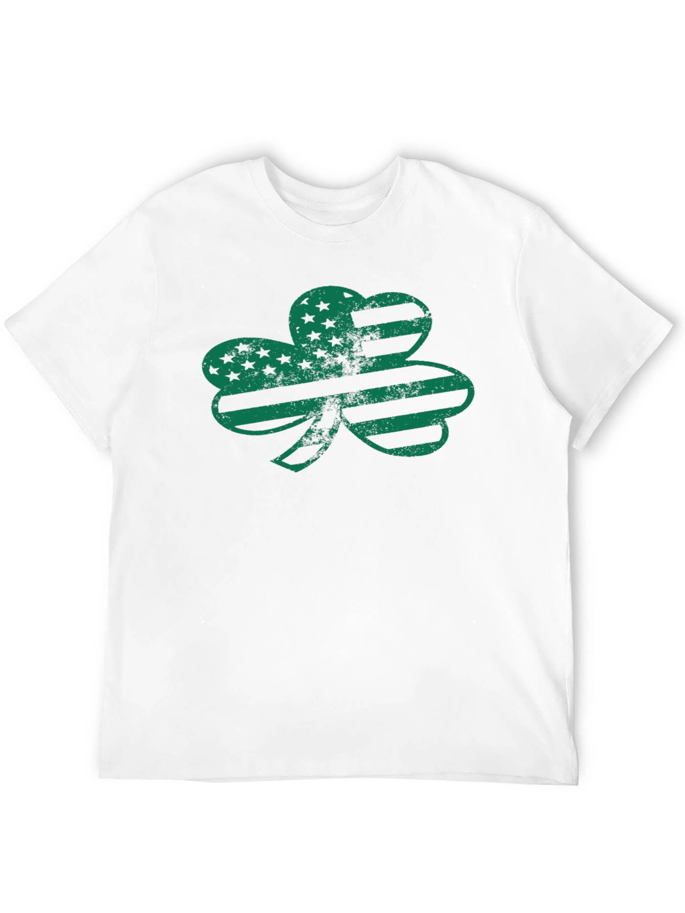 Patriotic Shamrock Graphic Tee - St. Patricks Day Shirt