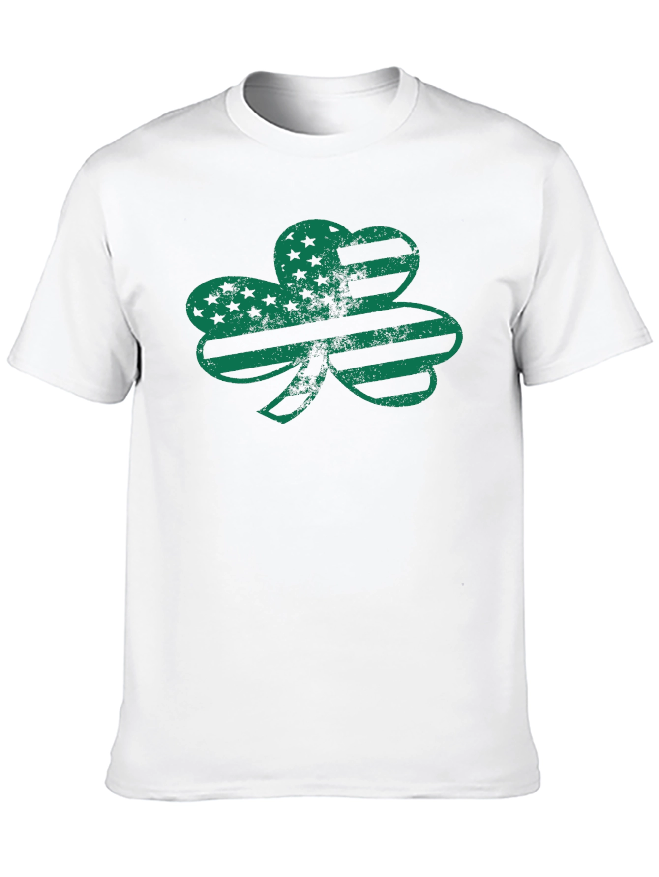 Patriotic Shamrock Graphic Tee - St. Patricks Day Shirt
