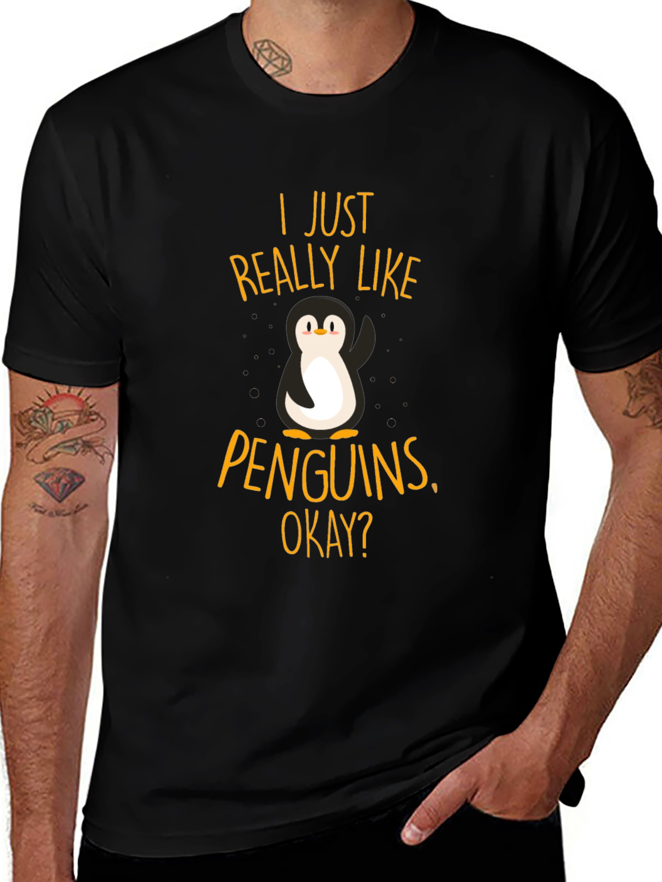 Penguin Lover T-Shirt - Cute Penguin Graphic Tee