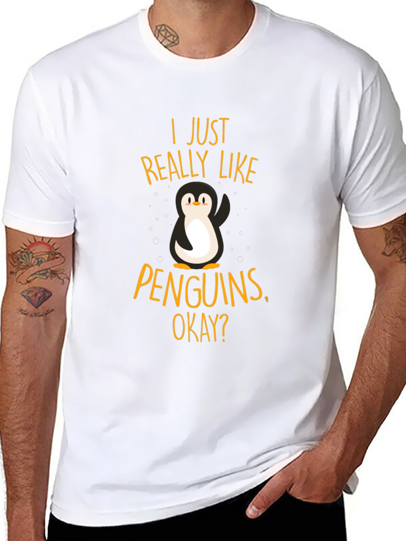 Penguin Lover T-Shirt - Cute Penguin Graphic Tee