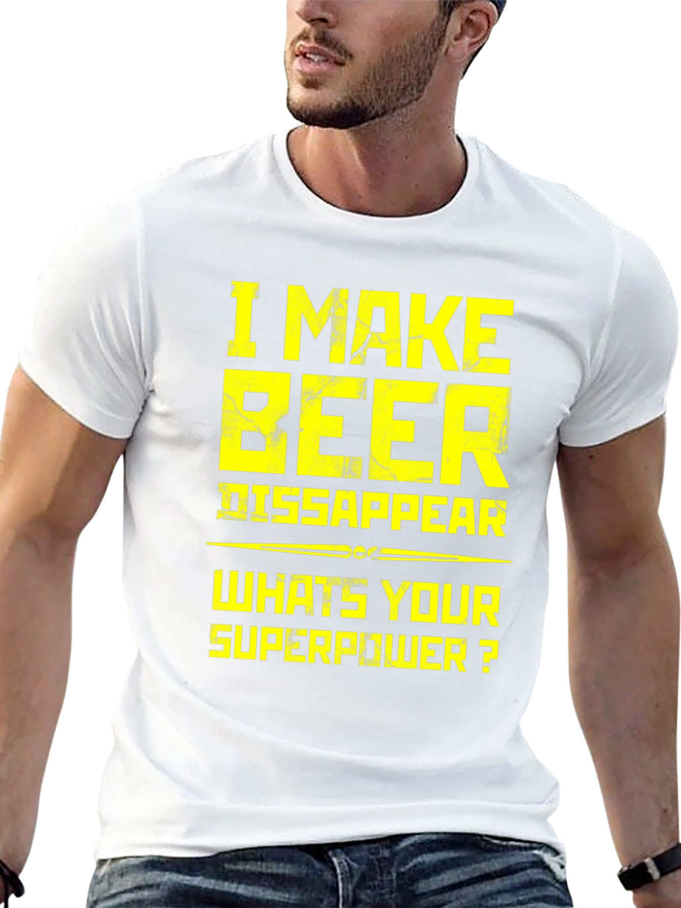 I Make Beer Disappear Superpower T-Shirt
