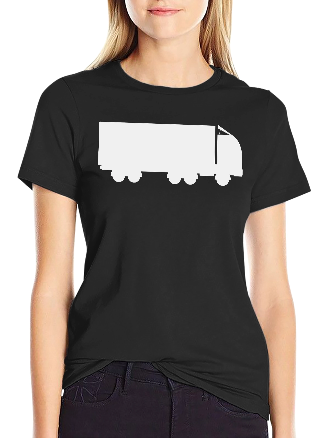 Truck Graphic Tee - Classic Black Cotton Comfort
