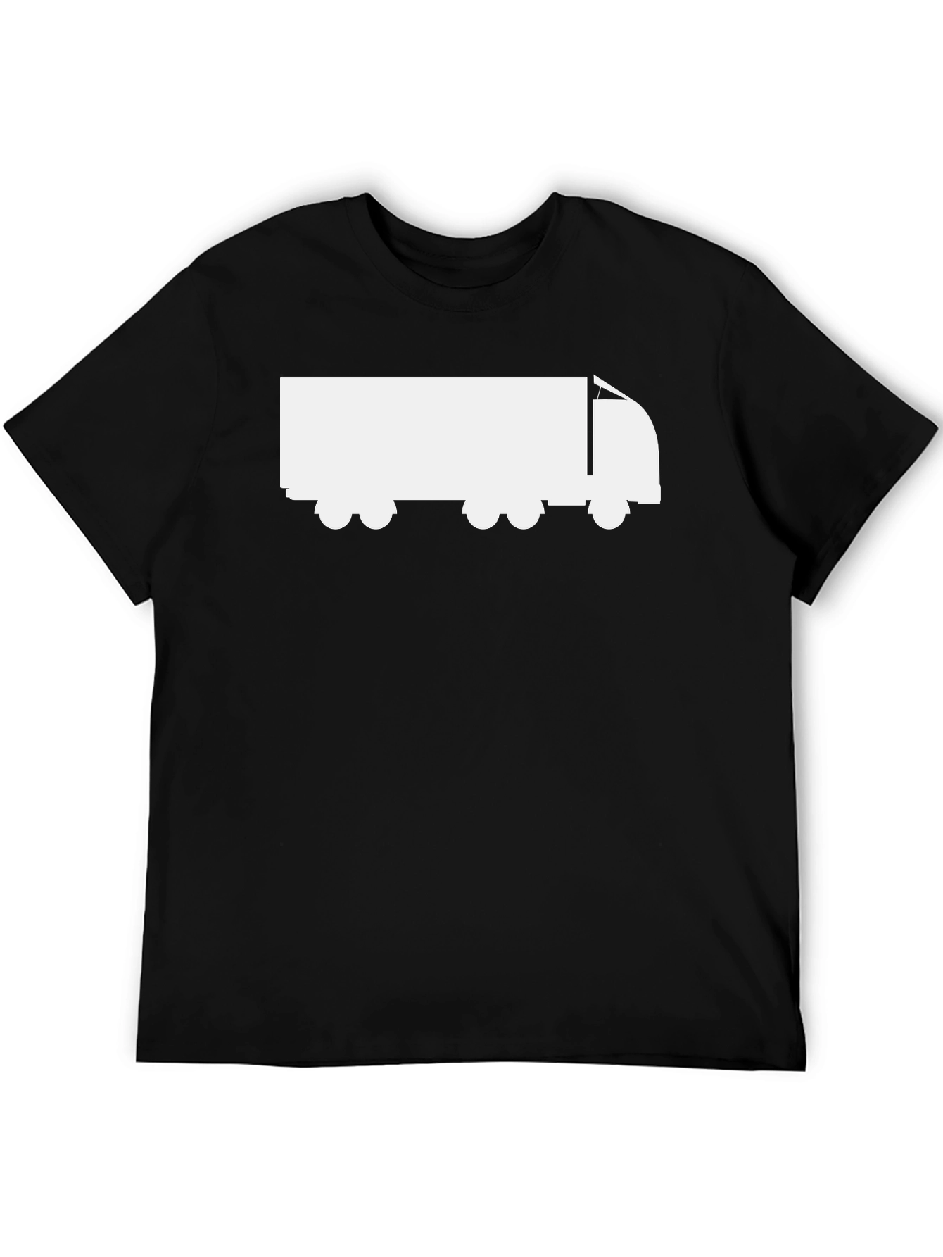 Truck Graphic Tee - Classic Black Cotton Comfort