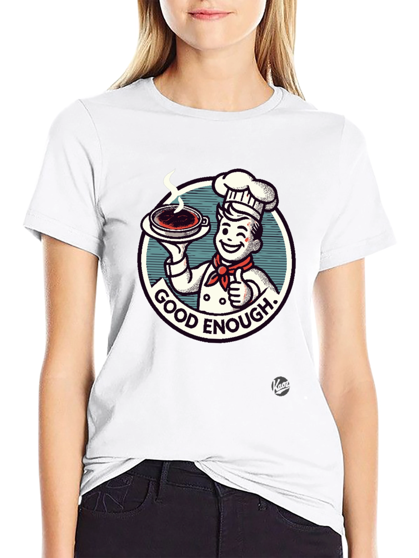 Good Enough Chef Graphic Tee - Premium Cotton
