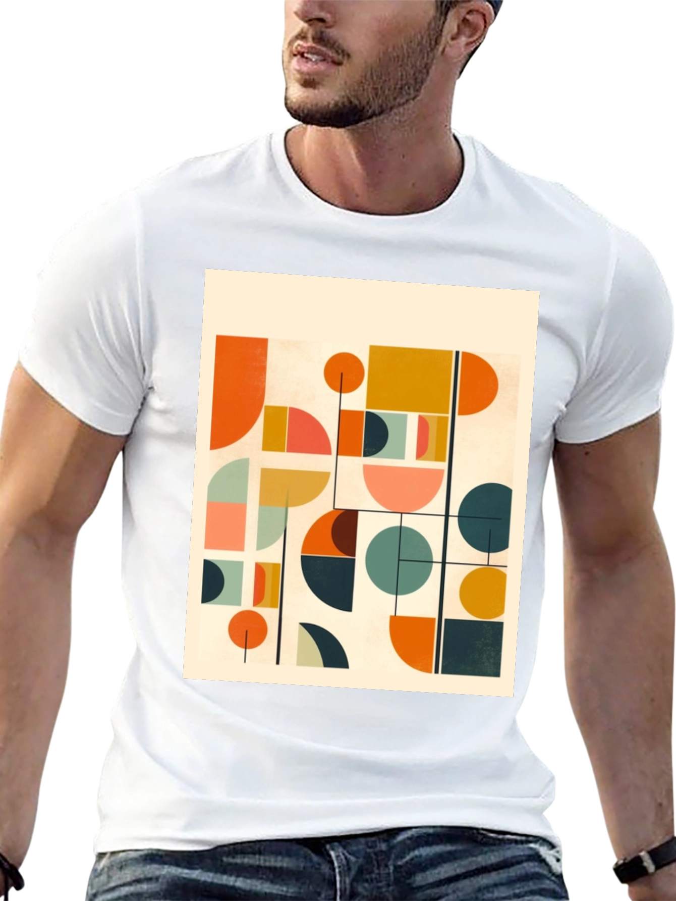 Modern Geometric Art T-Shirt