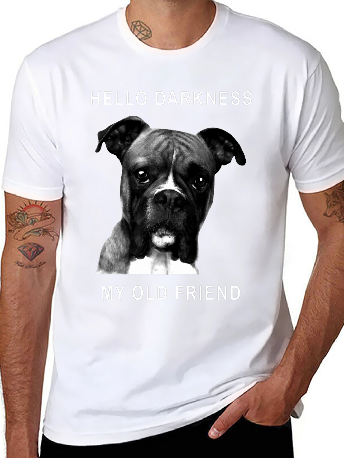 Hello Darkness Dog T-Shirt