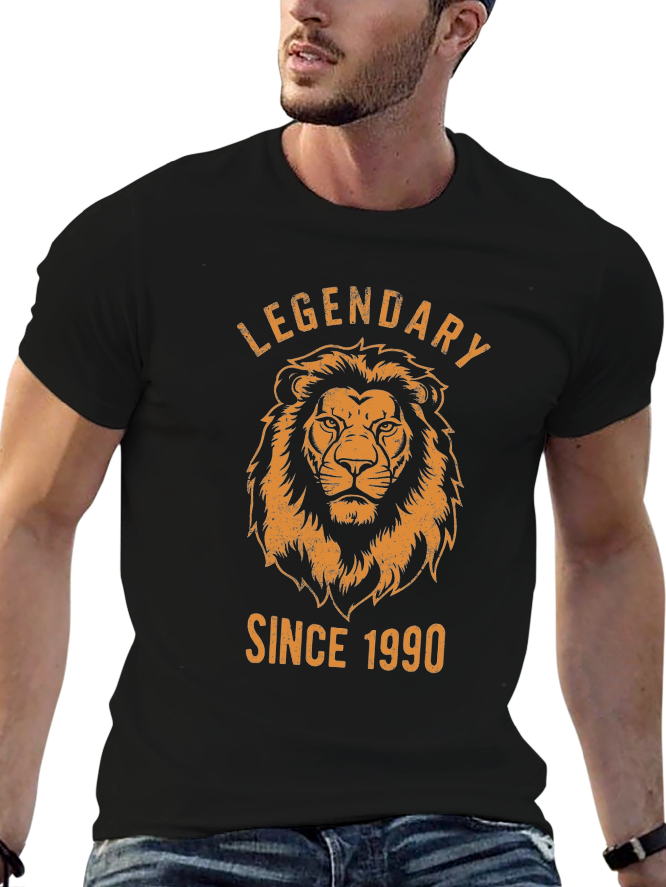 Legendary Since 1990 Lion Graphic T-Shirt