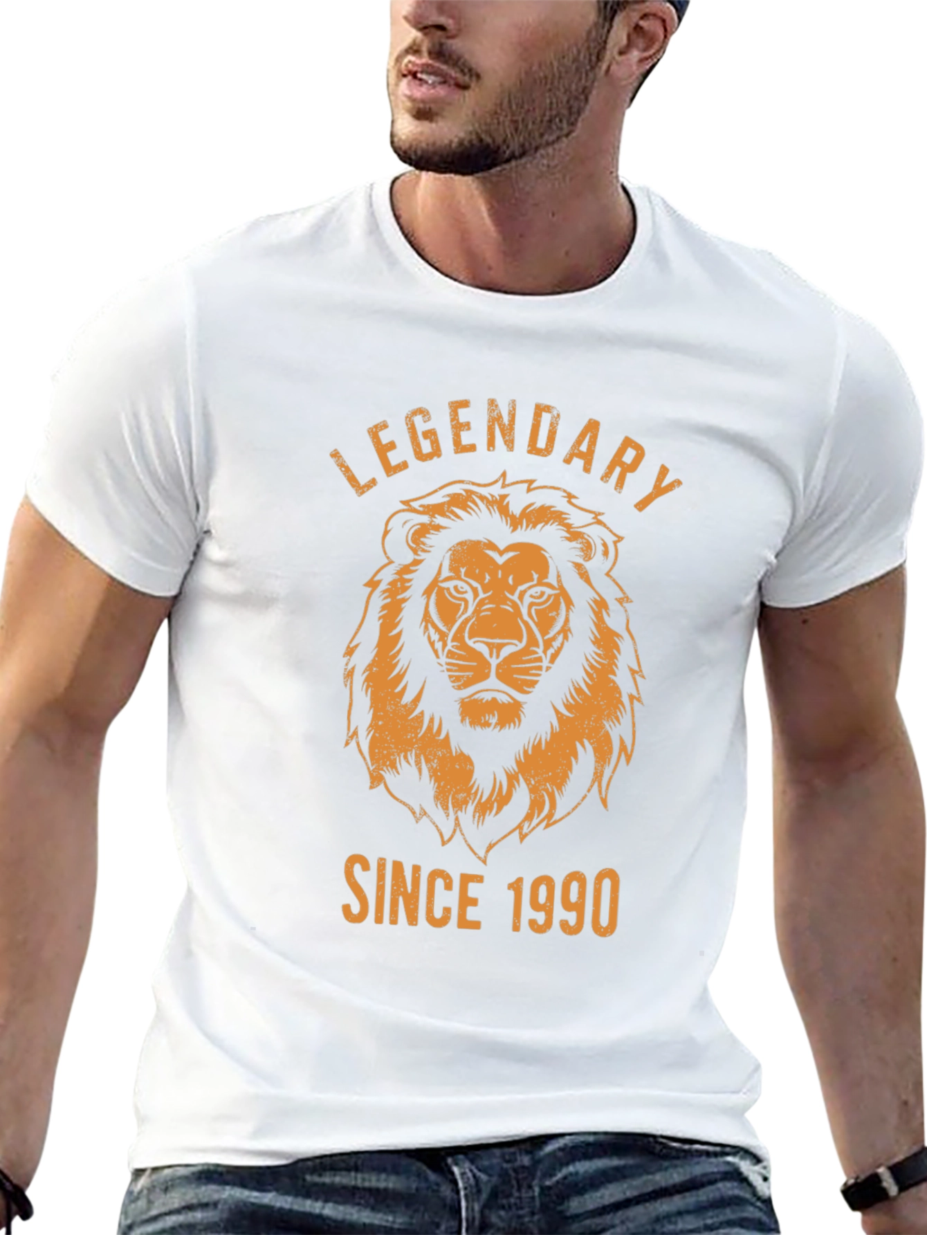 Legendary Since 1990 Lion Graphic T-Shirt