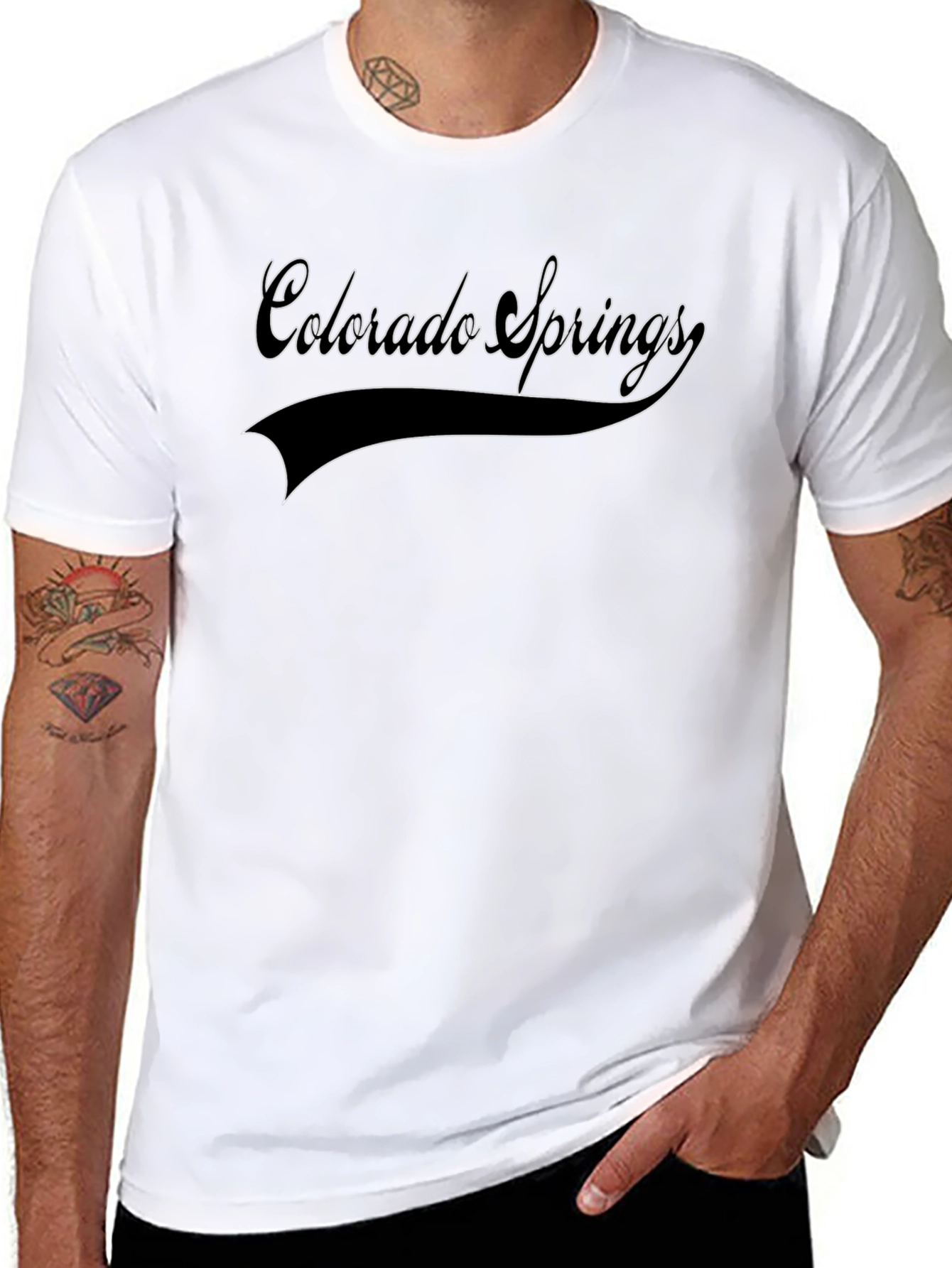 Colorado Springs Black T-Shirt