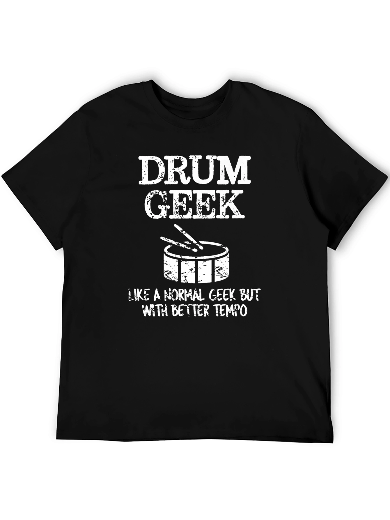 Drum Geek T-Shirt - Funny Musician Tee